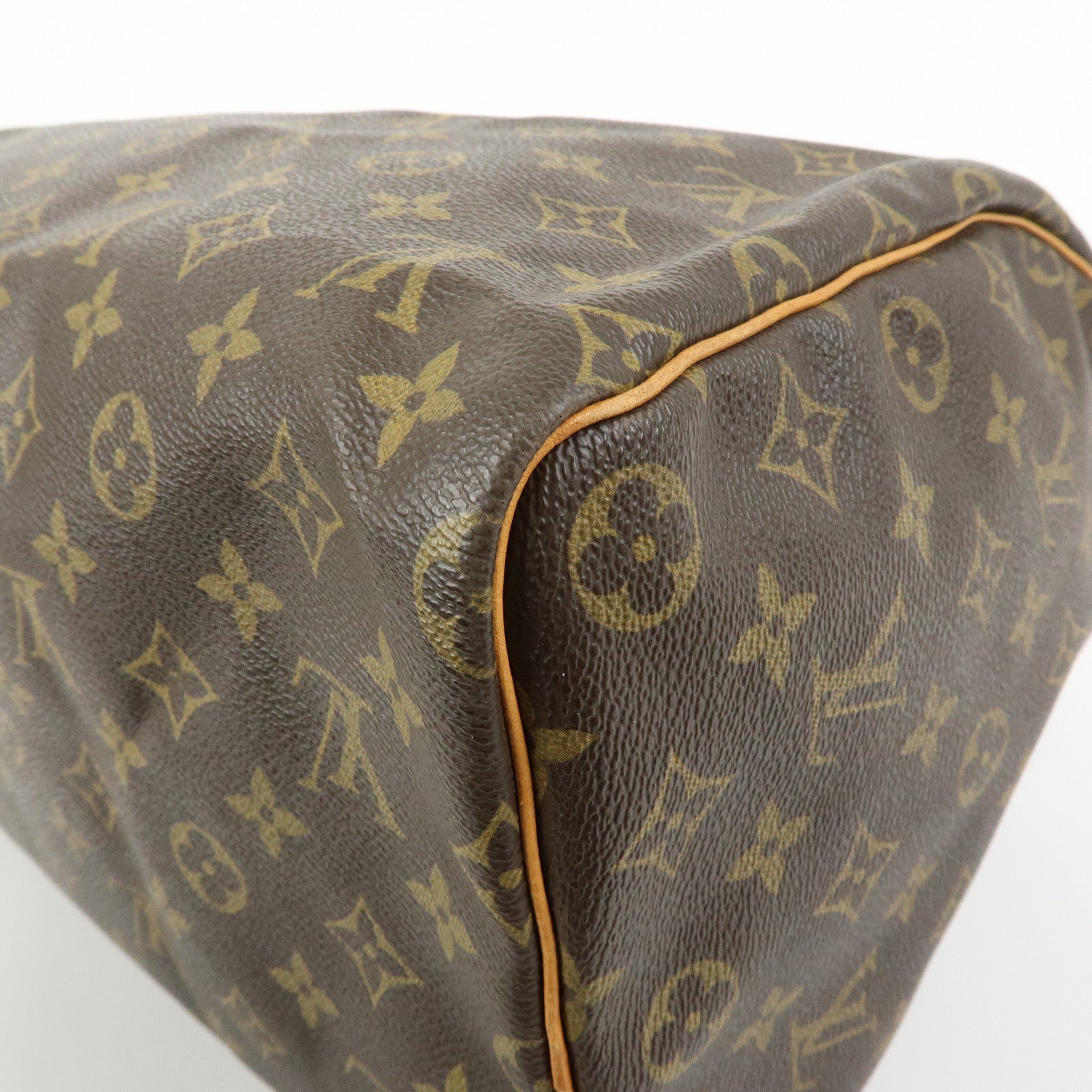 Louis Vuitton Monogram Speedy 40 Hand Bag Boston Bag Brown M41522