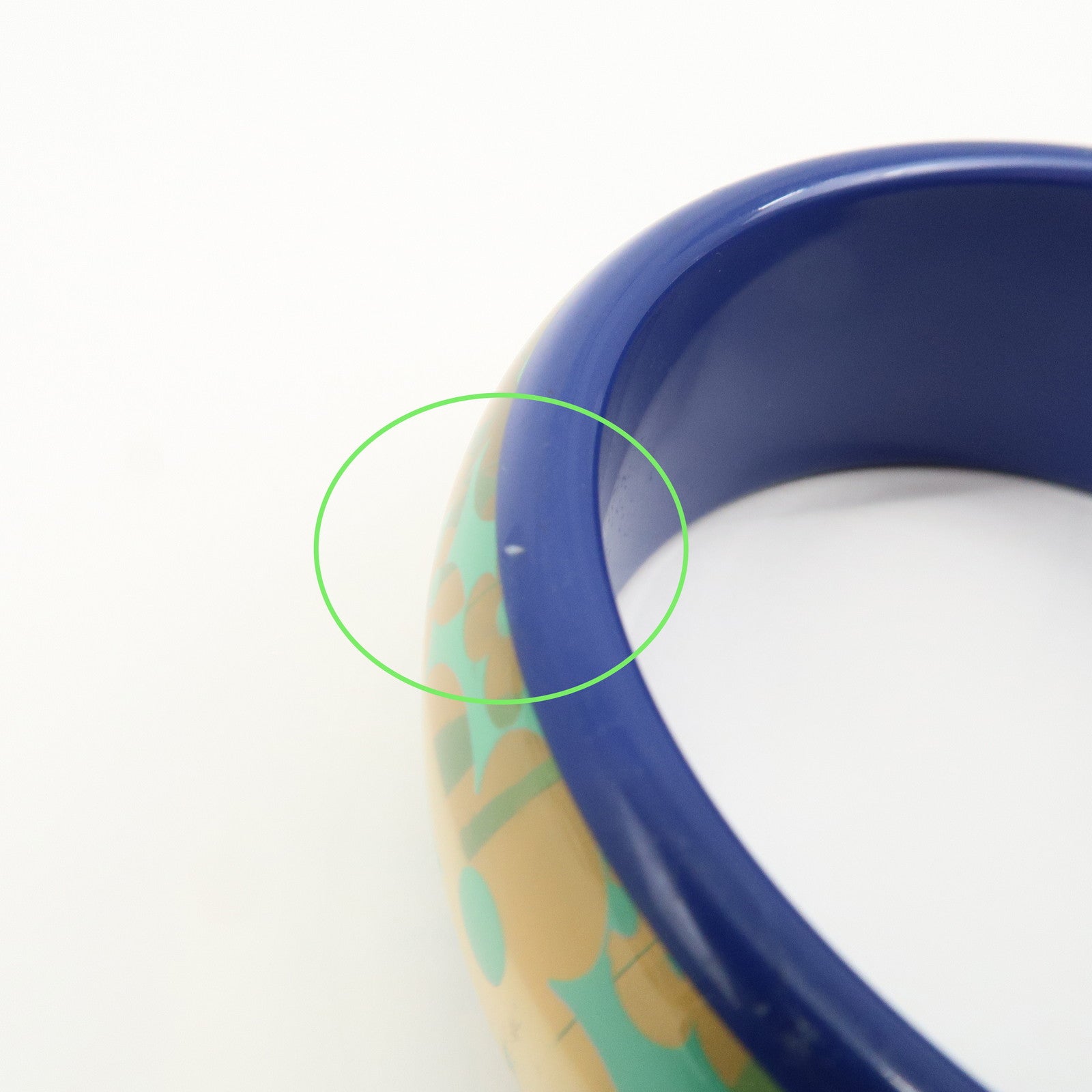Louis Vuitton Tropical Cocktail GM Resin Bracelet Blue Gold