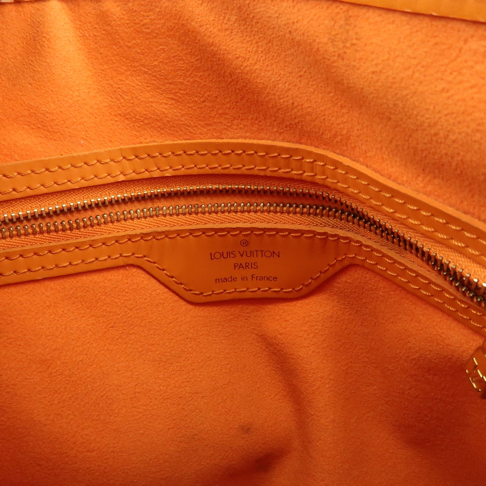 Louis Vuitton Epi Bucket PM Shoulder Bag Tote Bag Mandarin M5899H