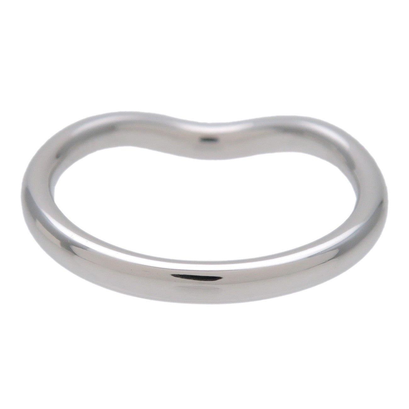 Tiffany & Co V Band Diamond Ring PT950 Platinum #47 US4.5