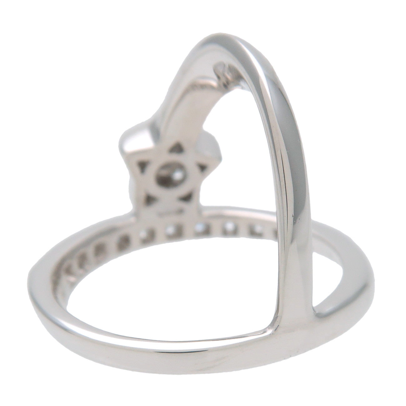 KARATI Star Motif Diamond Ring 0.23ct K18WG 750WG