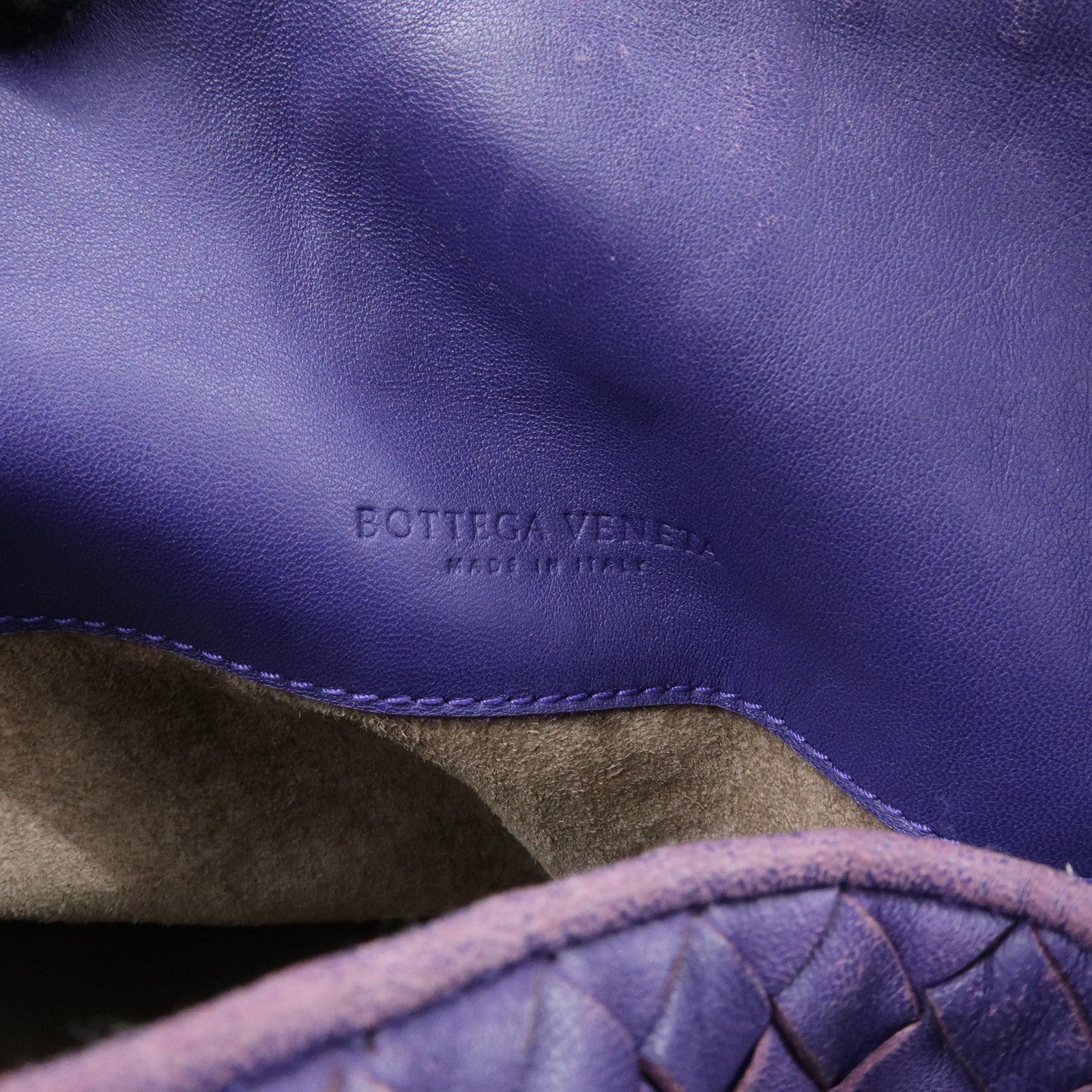 BOTTEGA VENETA Intrecciato Nappa Leather Tote Bag Purple 222322