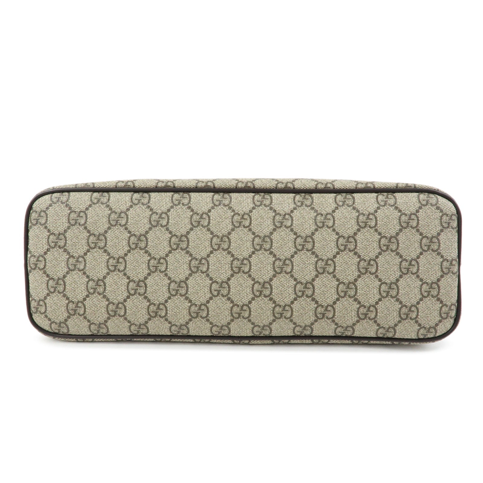 GUCCI GG Supreme 2Way Bag Hand Bag Shoulder Bag Beige Brown 429019