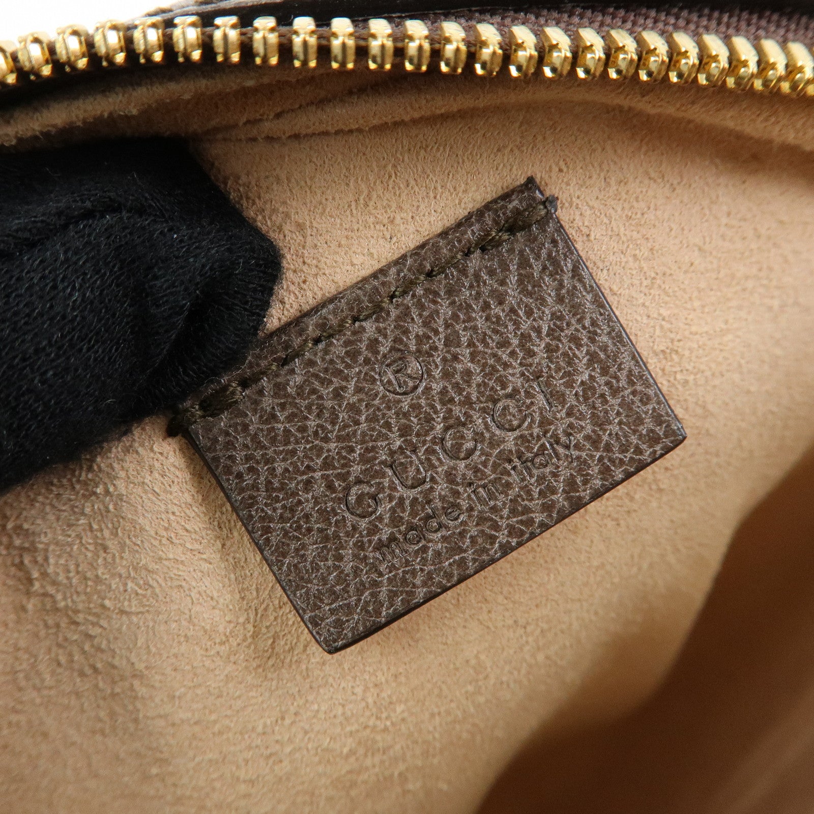 GUCCI Ophidia Sherry GG Superme Leather Shoulder Bag Beige 550618