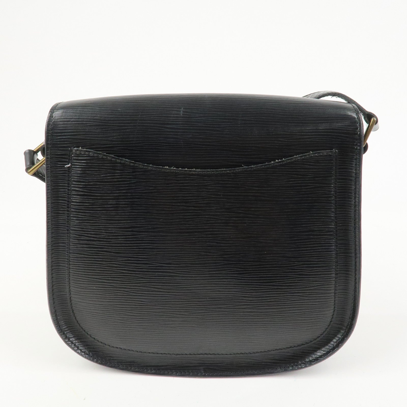 Louis Vuitton Epi Saint Cloud Shoulder Bag Black Noir M52192