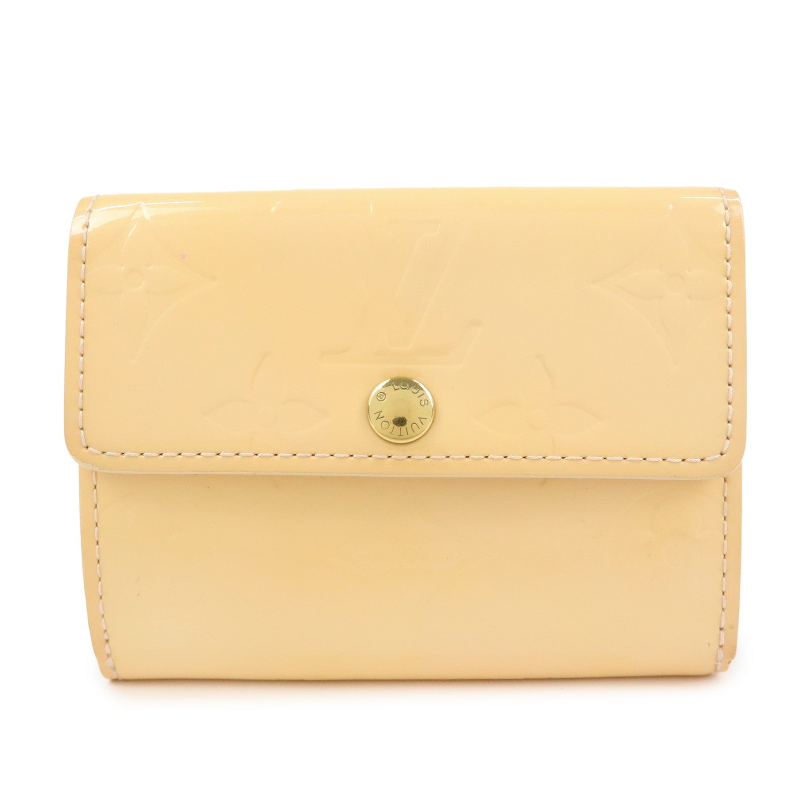 Louis Vuitton Vernis Ludlow Coin Case Marshmallow Pink M91355