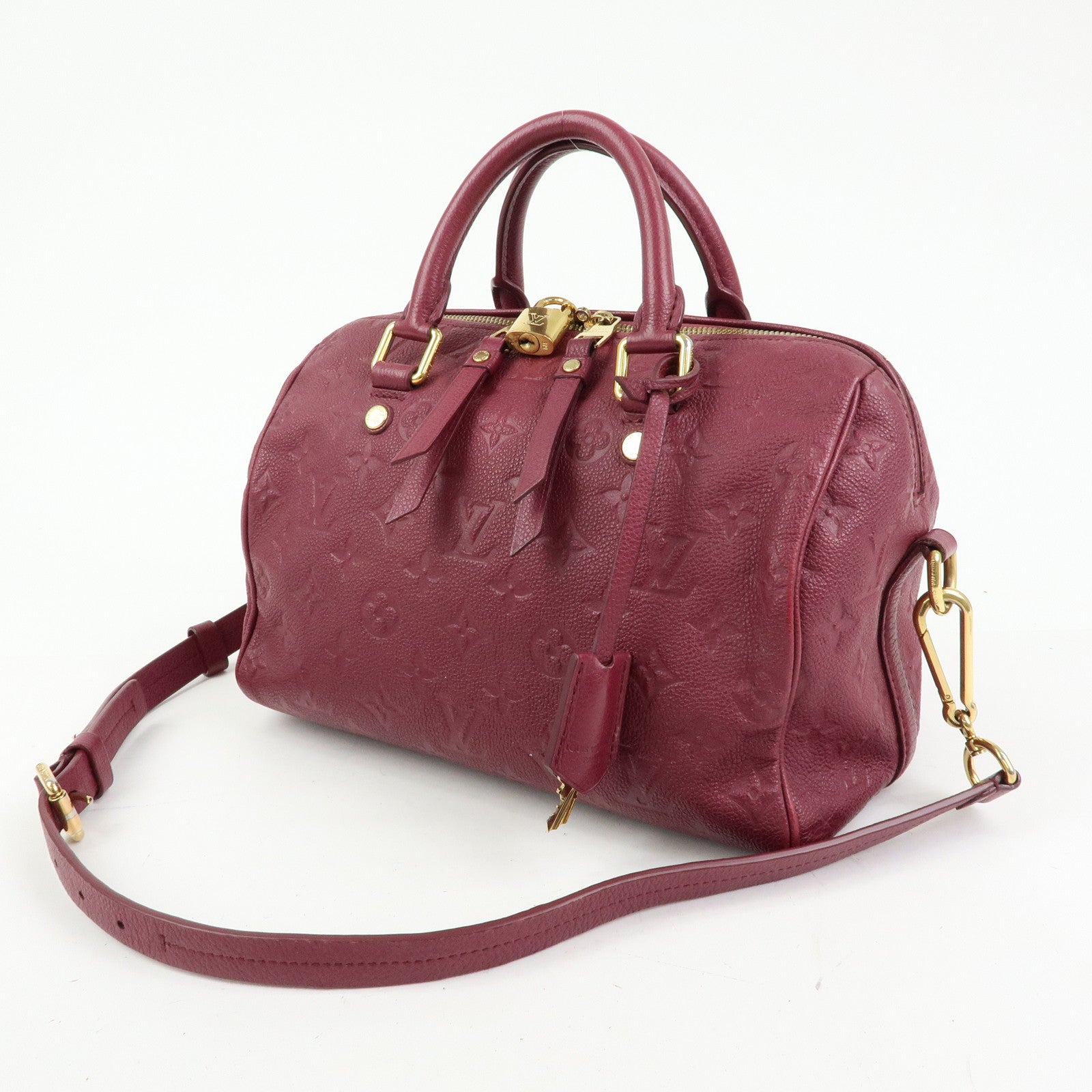 Louis Vuitton Monogram Empreinte Speedy Bandouliere 25 M40764