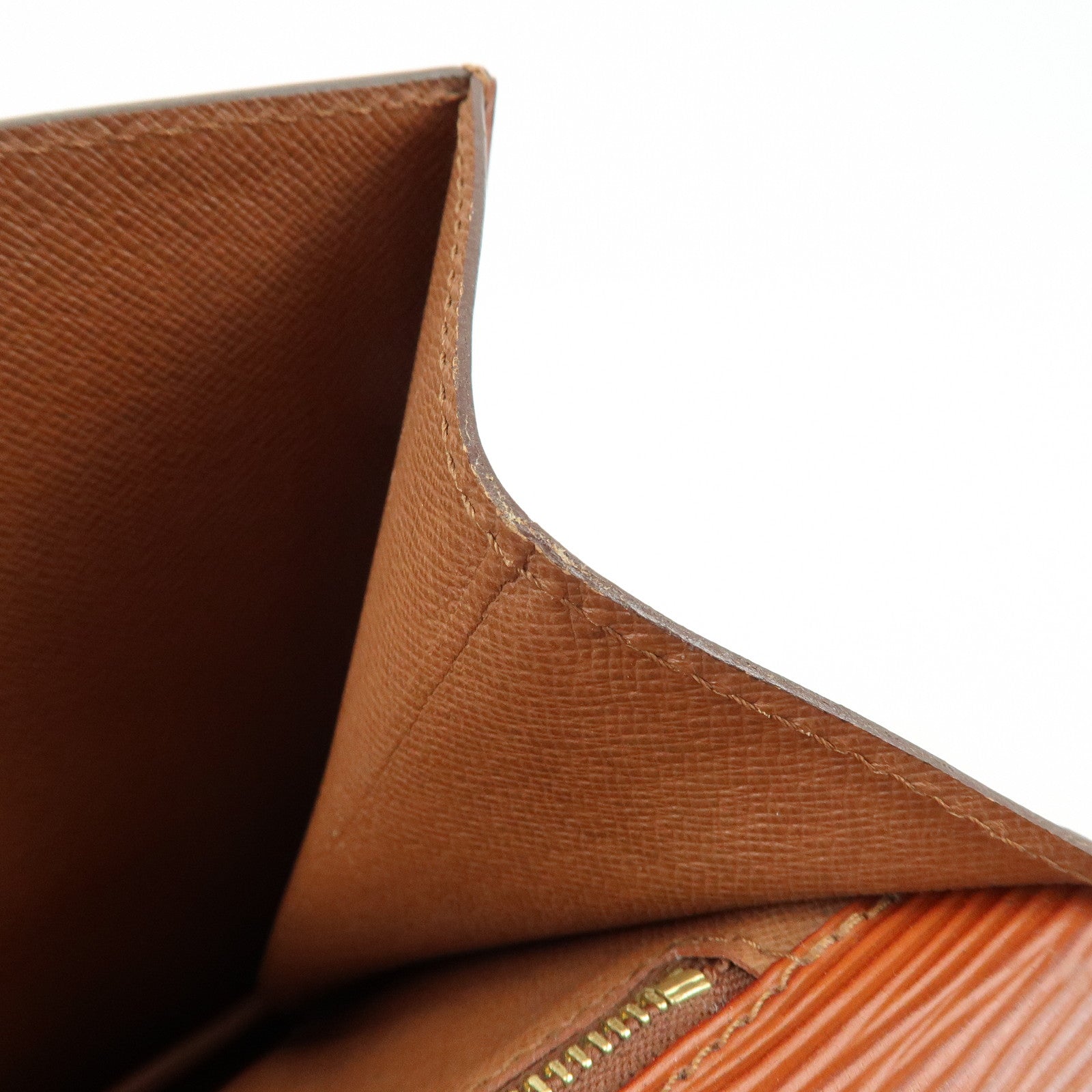 Louis Vuitton Epi Monceau 2way Bag Hand Bag Kenya Brown M52123