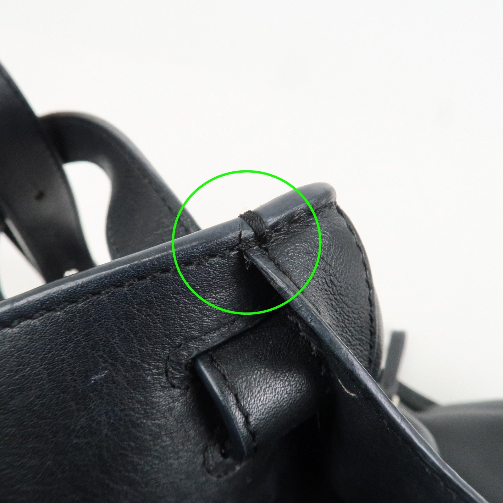 LOEWE Anagram Leather Hammock Small Shoulder Bag Black