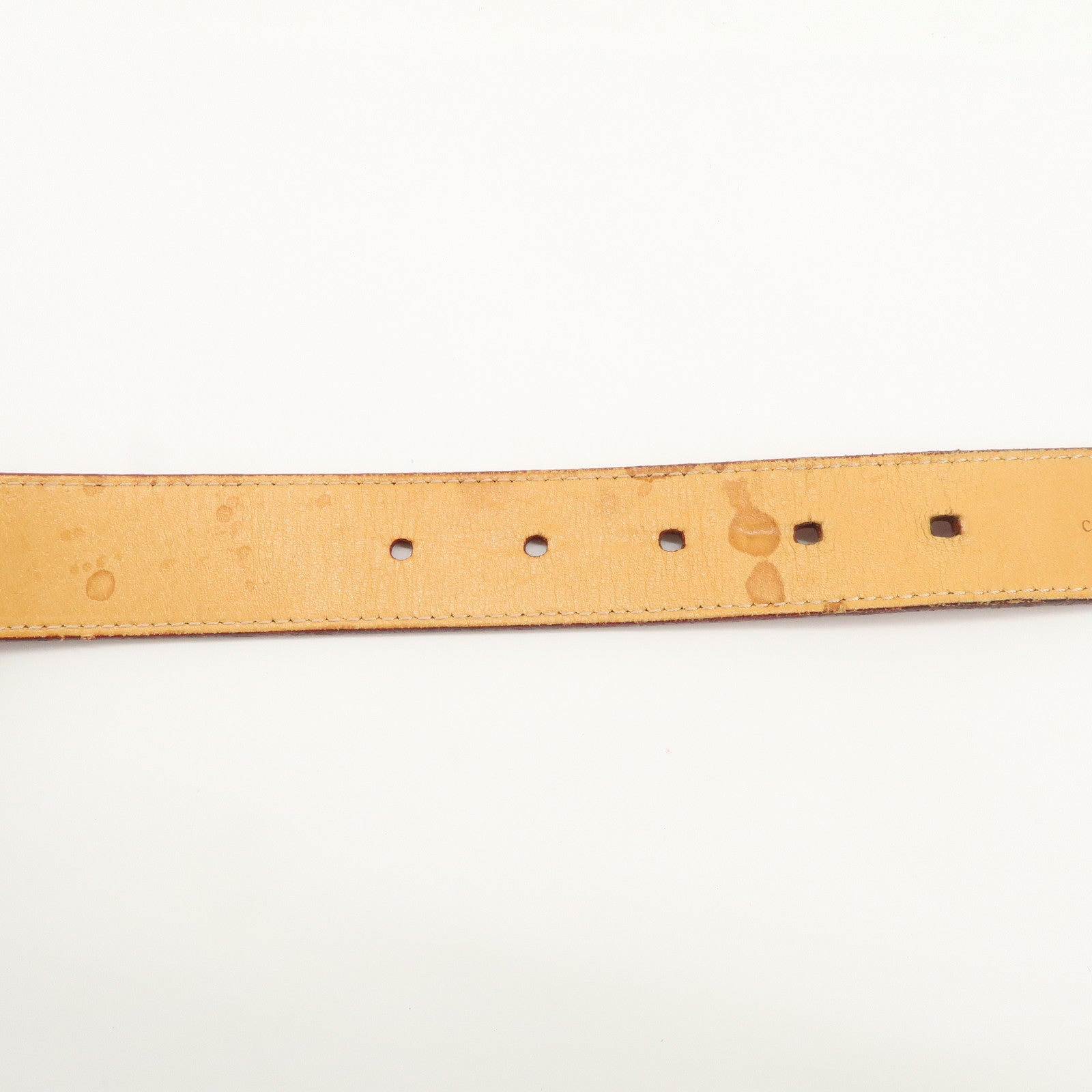 Louis Vuitton Monogram Vernis Ceinture Carre Belt 90/36 Red M6980