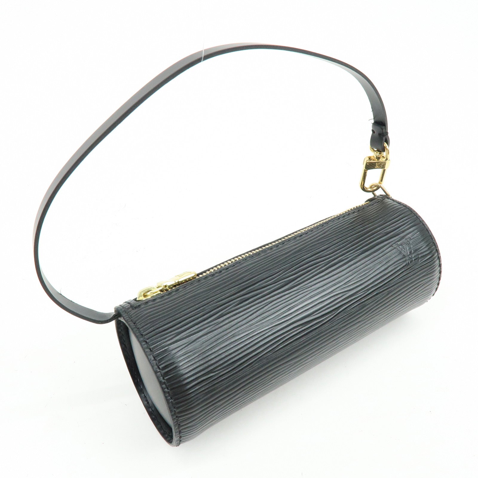 Louis Vuitton Epi Soufflot Shoulder Bag & Pouch Noir M52222
