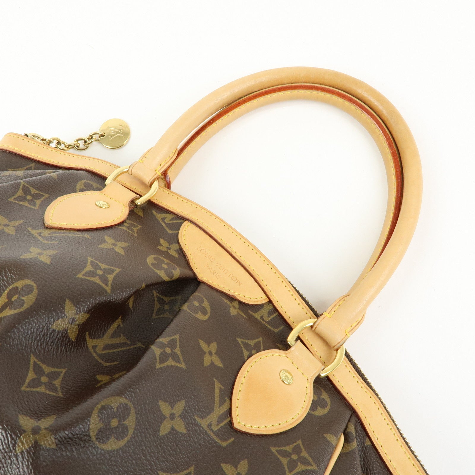 Louis Vuitton Monogram Tivoli PM Hand Bag Shoulder Bag Brown M40143