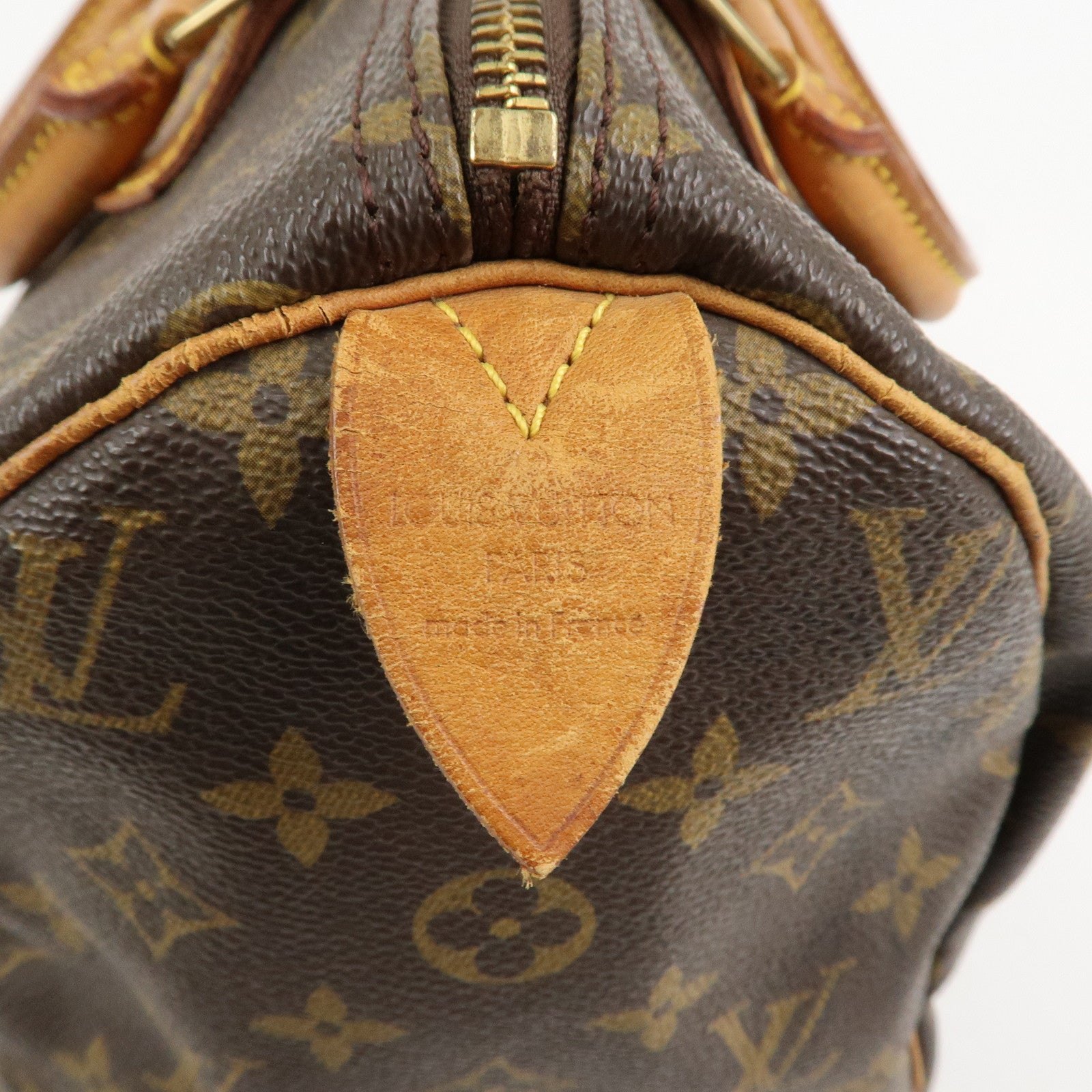 Louis Vuitton Monogram Speedy 30 Boston Bag Hand Bag Brown M41526