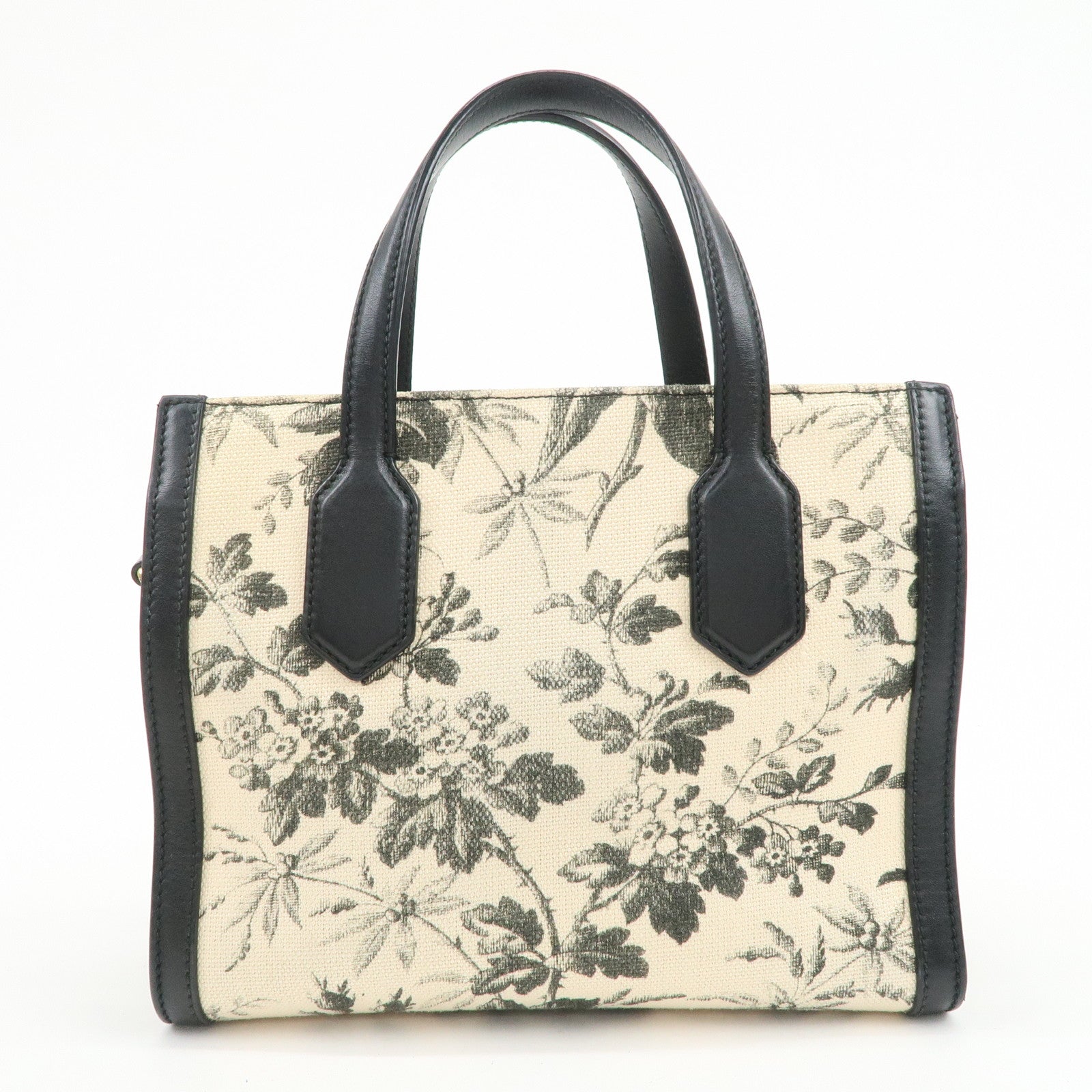 GUCCI GG Ribbon Herbarium 2Way Bag Hand Bag Shoulder Bag 443089