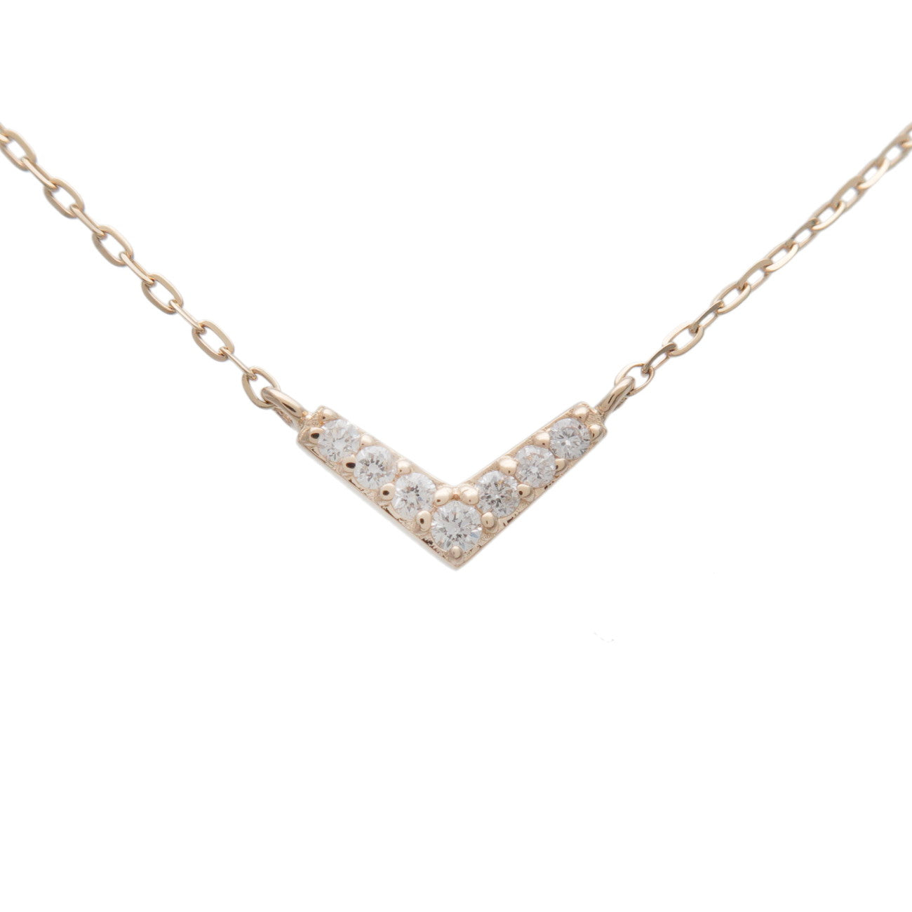 ete Layer Diamond Necklace K10YG Yellow Gold