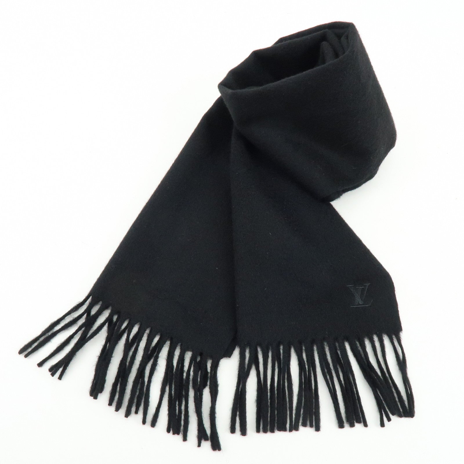 Louis Vuitton Écharpe Jeram Cashmere 100% Scarf Black M75362