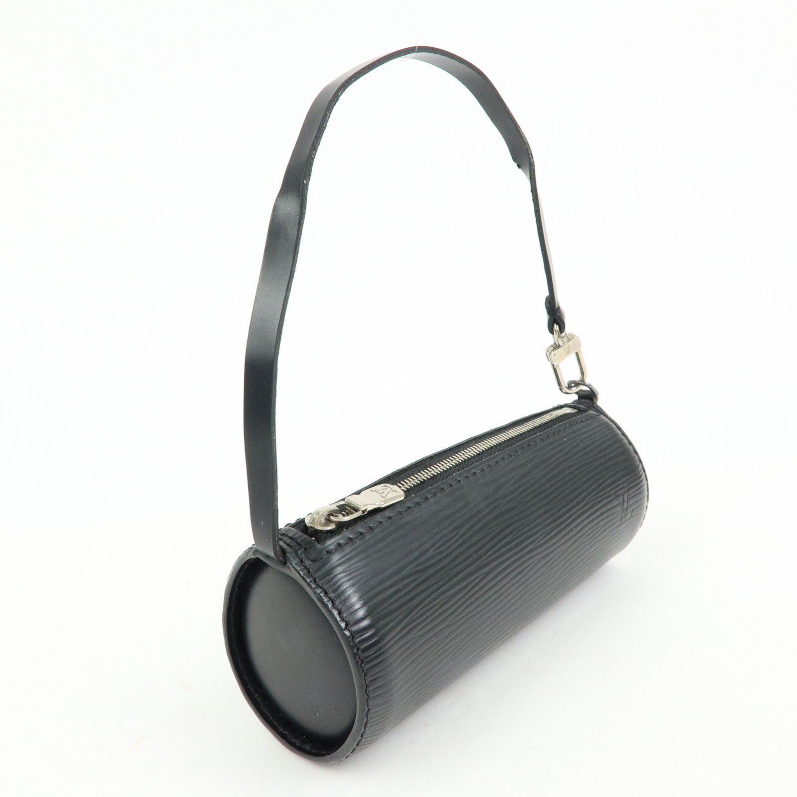 Louis Vuitton Epi Mini Pouch For Soufflot Hand Bag Noir