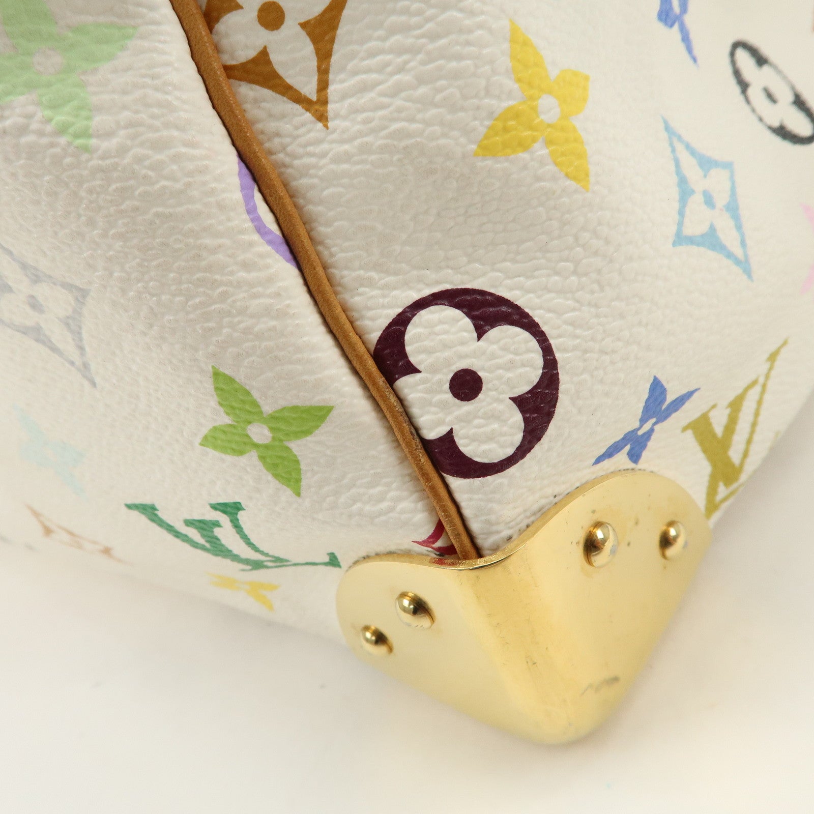 Louis Vuitton Monogram Multicolor Hand Bag Blanc M92643