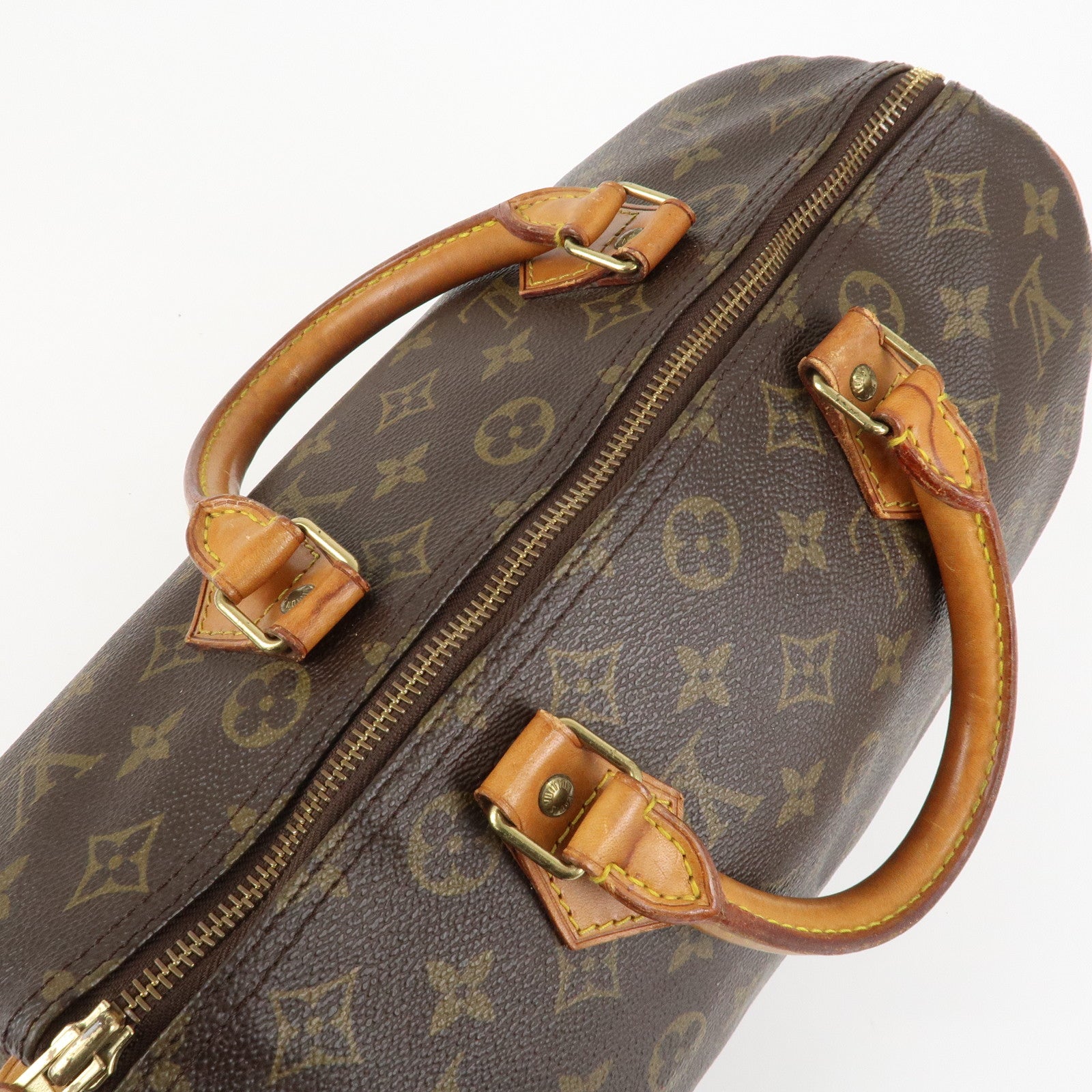 Louis Vuitton Monogram Speedy 30 Hand Bag Boston Bag M41526 Used