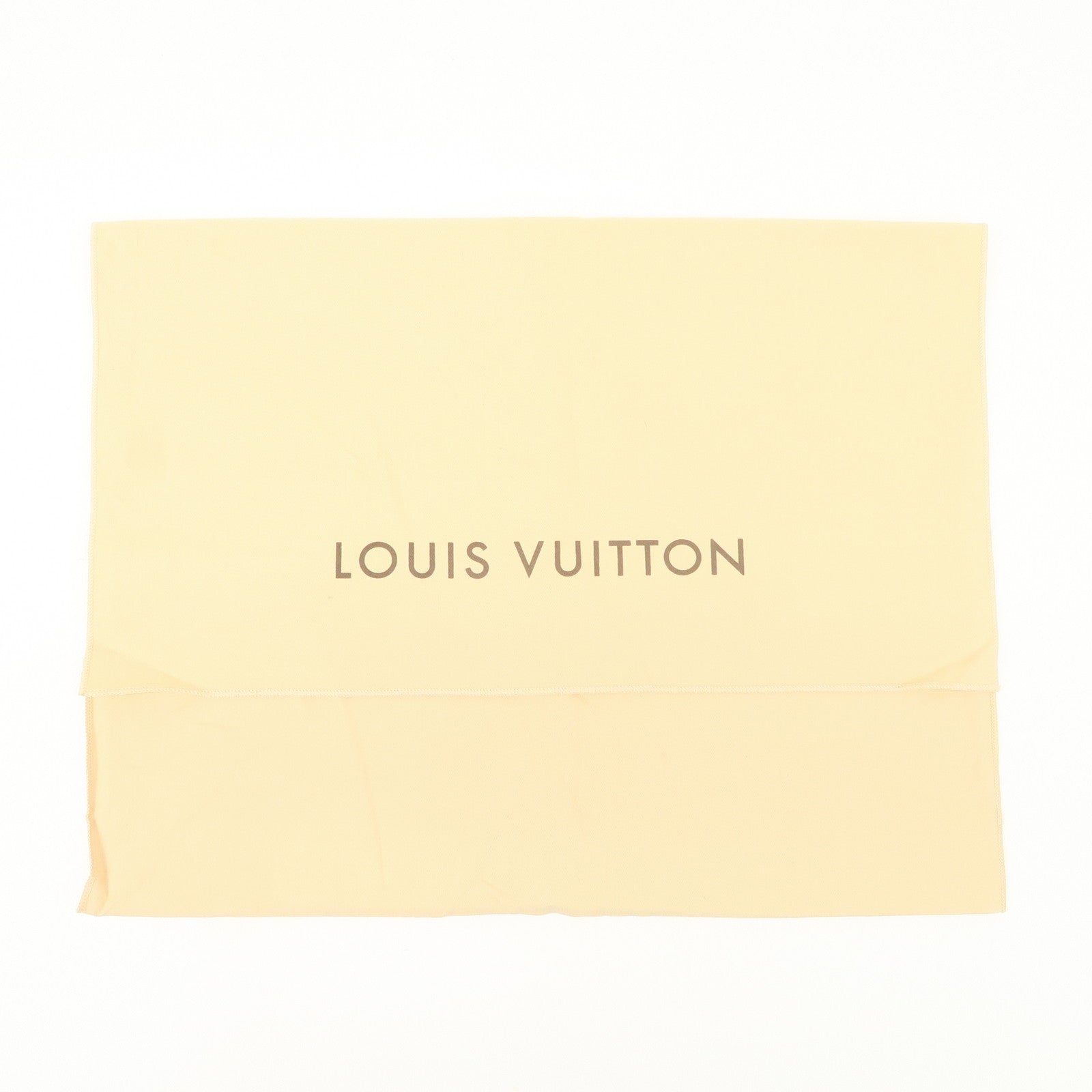 Louis Vuitton Set Of 10 Dust Bag Storage Bag Flap Style Beige