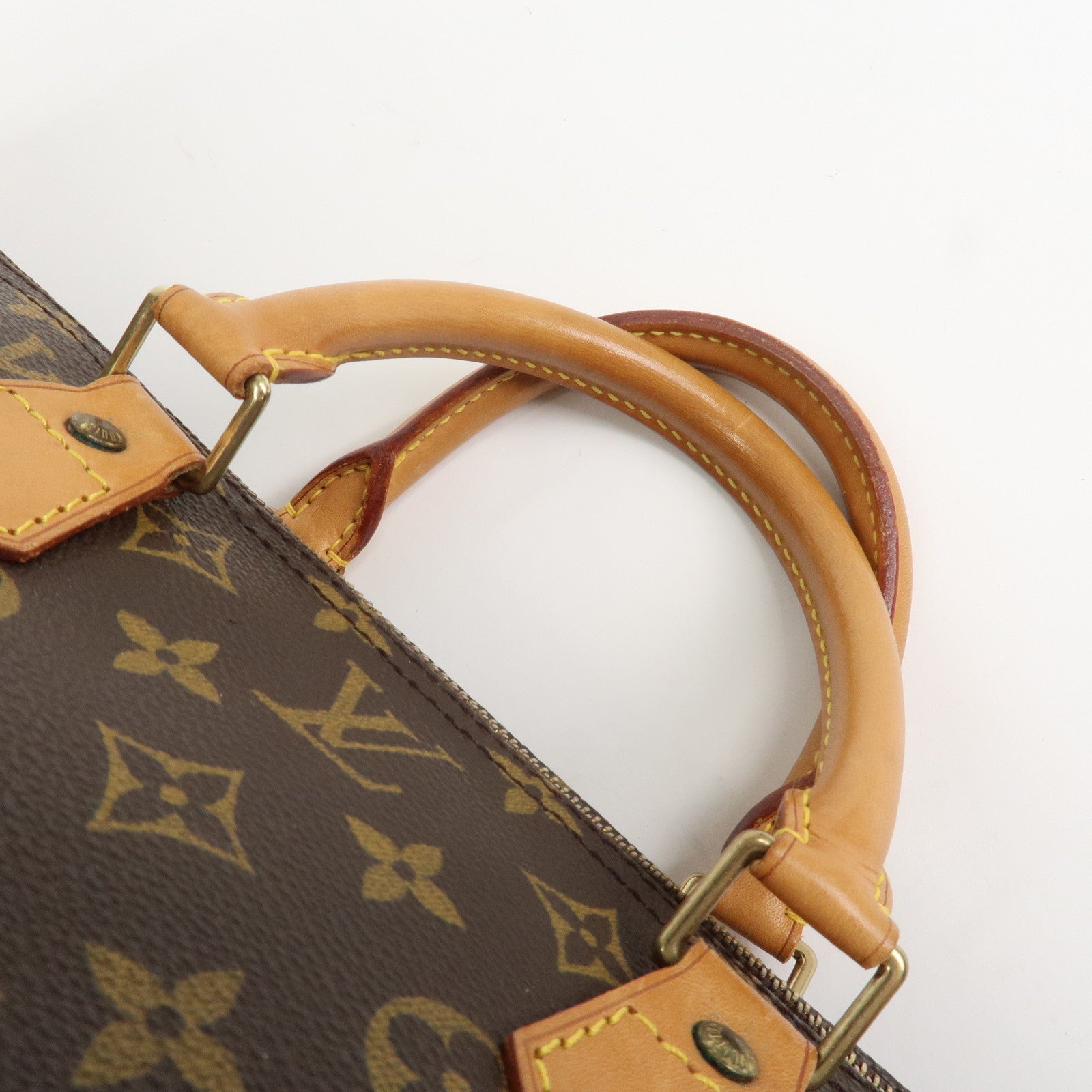 Louis Vuitton Monogram Speedy 40 Hand Bag Boston Bag Brown M41522