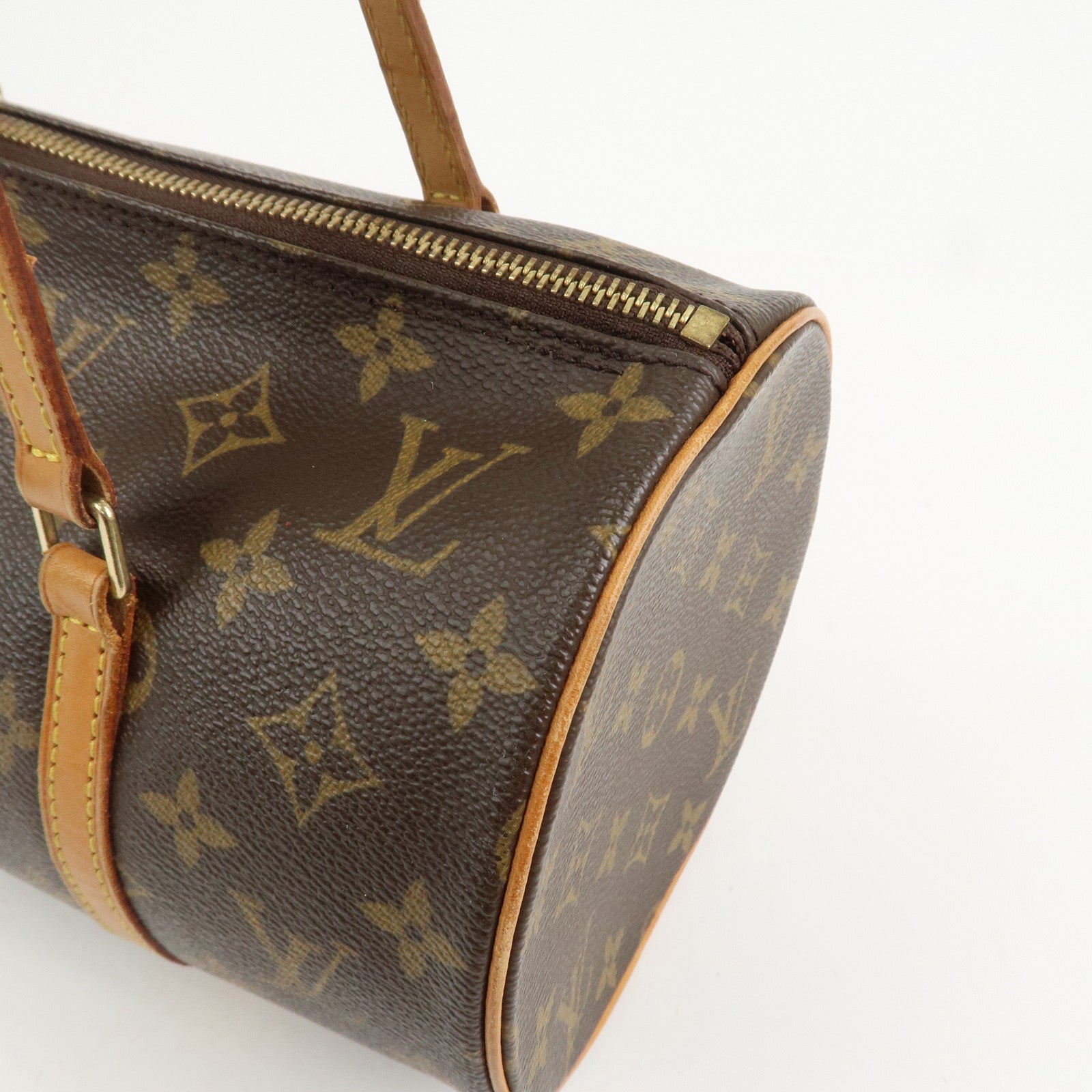 Louis Vuitton Monogram Papillon 30 Hand Bag New Style Brown M51385