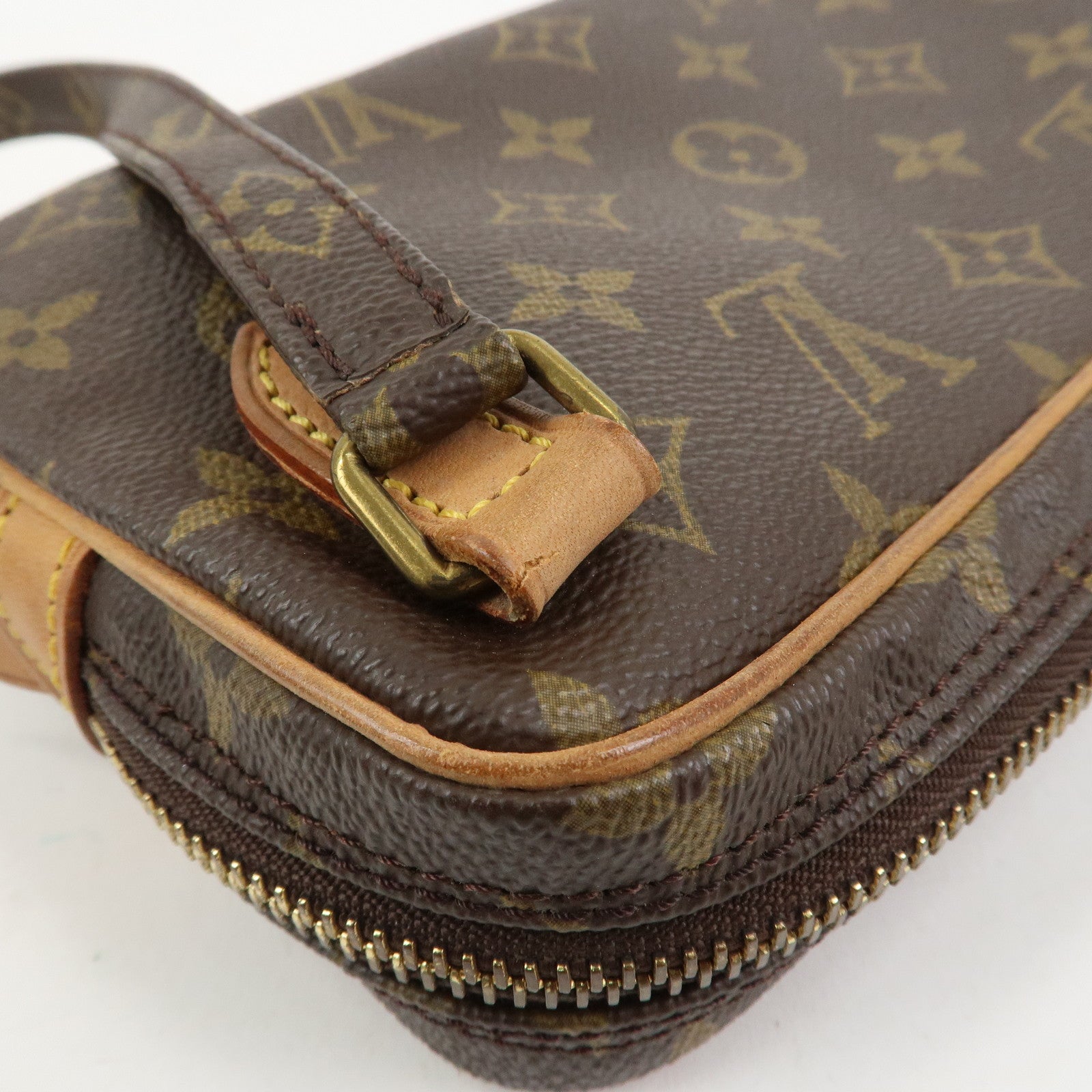 Louis Vuitton Monogram Pochette Marly Bandouliere Bag Brown M51828