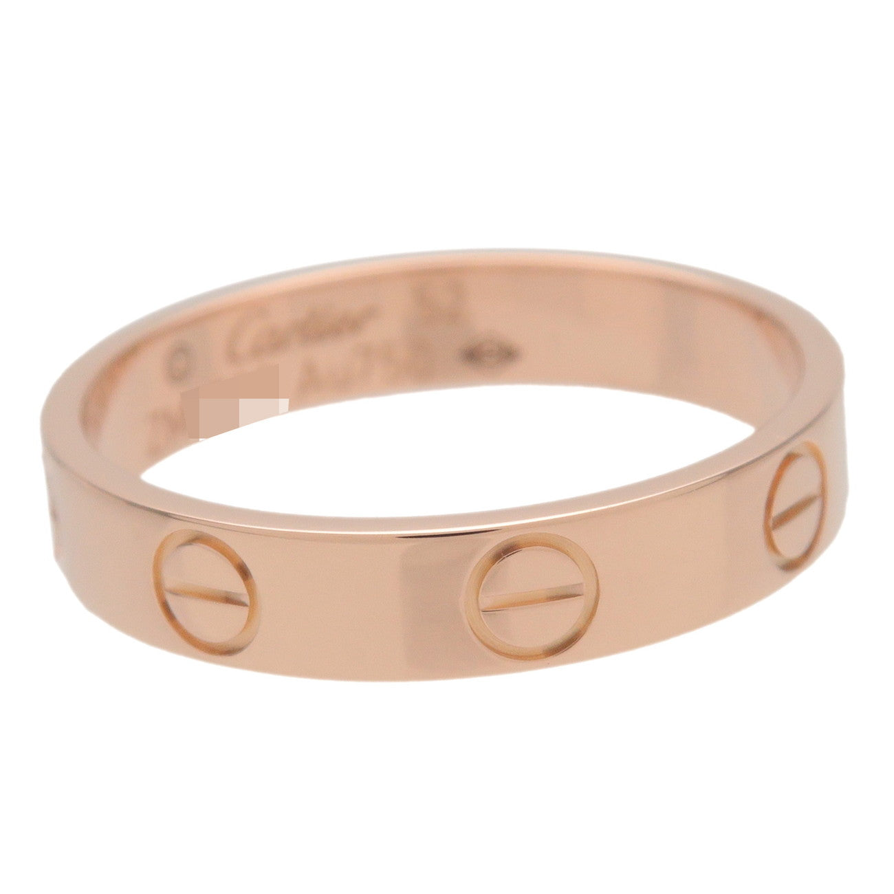 Cartier Mini Love Ring K18 750PG Rose Gold #52 US6 EU52 HK13