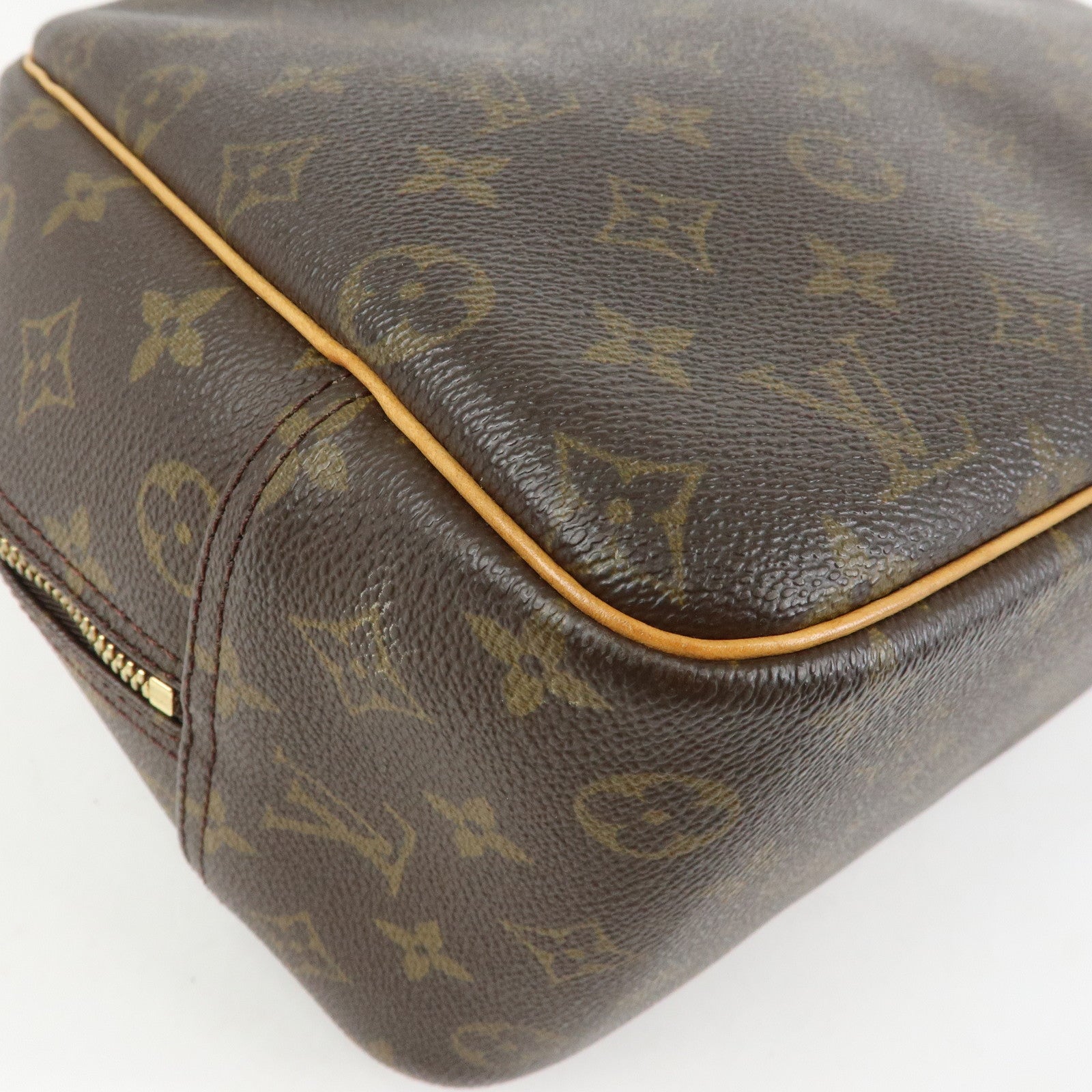 Louis Vuitton Monogram Canvas Deauville Hand Bag Brown M47270