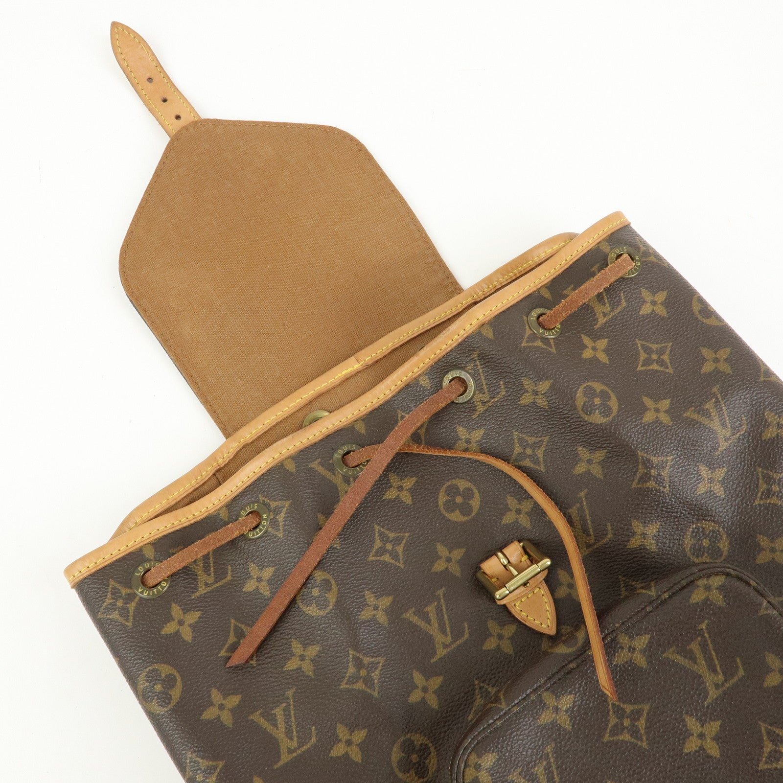 Louis Vuitton Monogram Montsouris MM Backpack Brown M51136