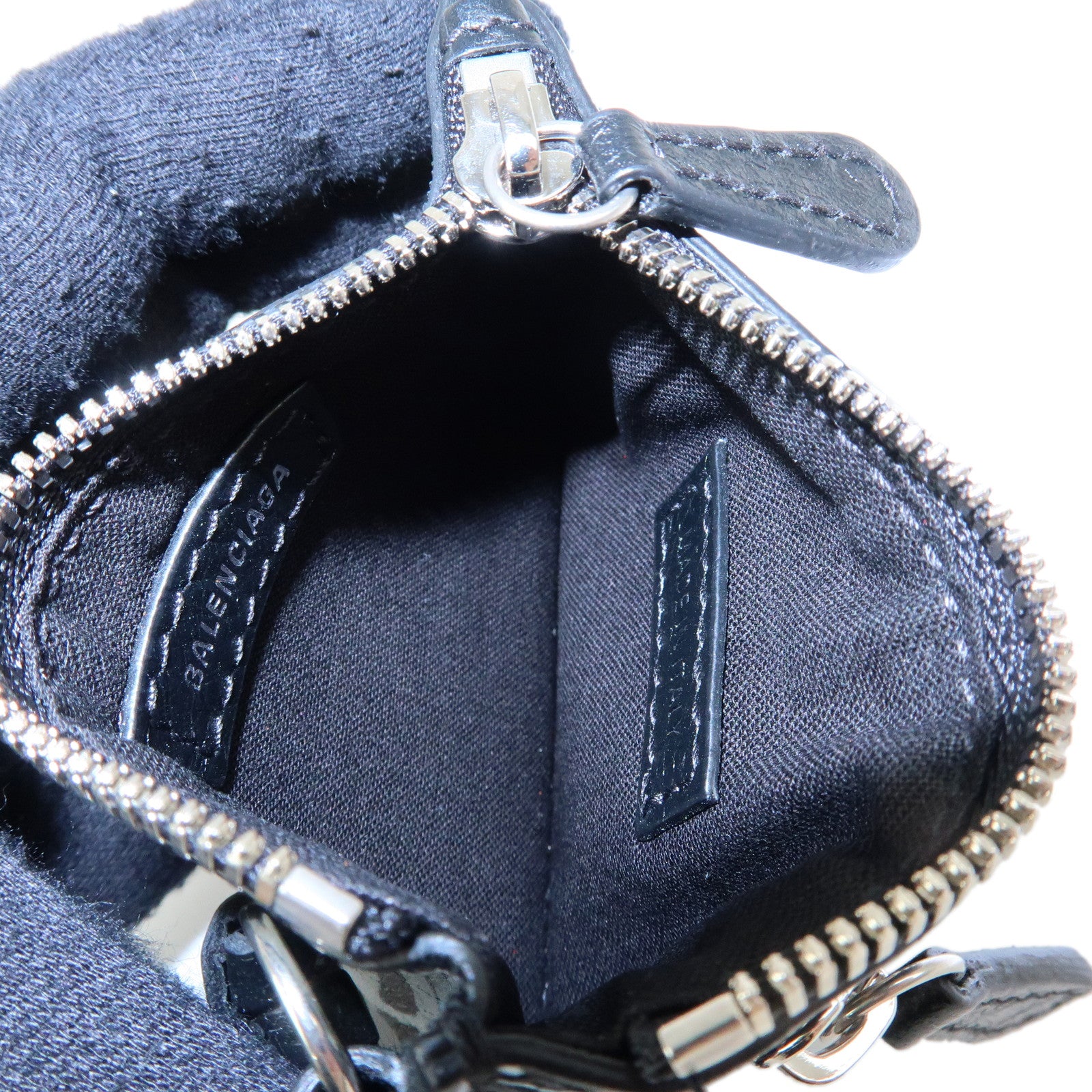 BALENCIAGA Leather Le Cagole Card Case Coin Case Fragment Case