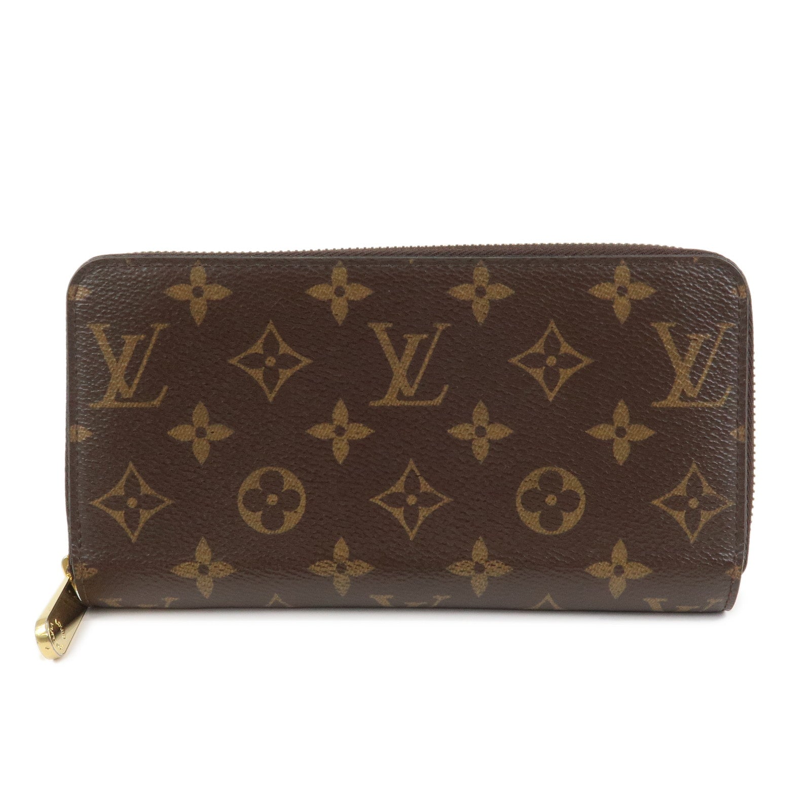 Louis Vuitton Monogram Canvas Zippy Long Wallet Brown M60017