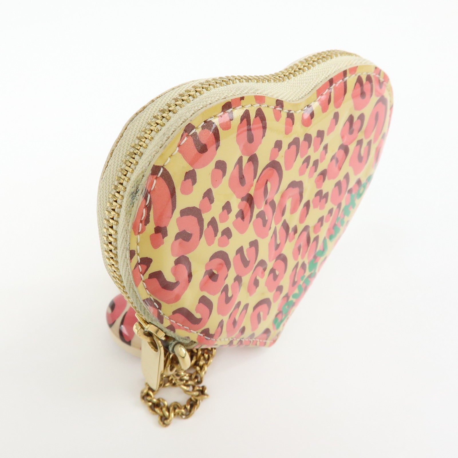 Louis Vuitton Monogram Vernis Porte Monnaie Coeur Coin Case M91473