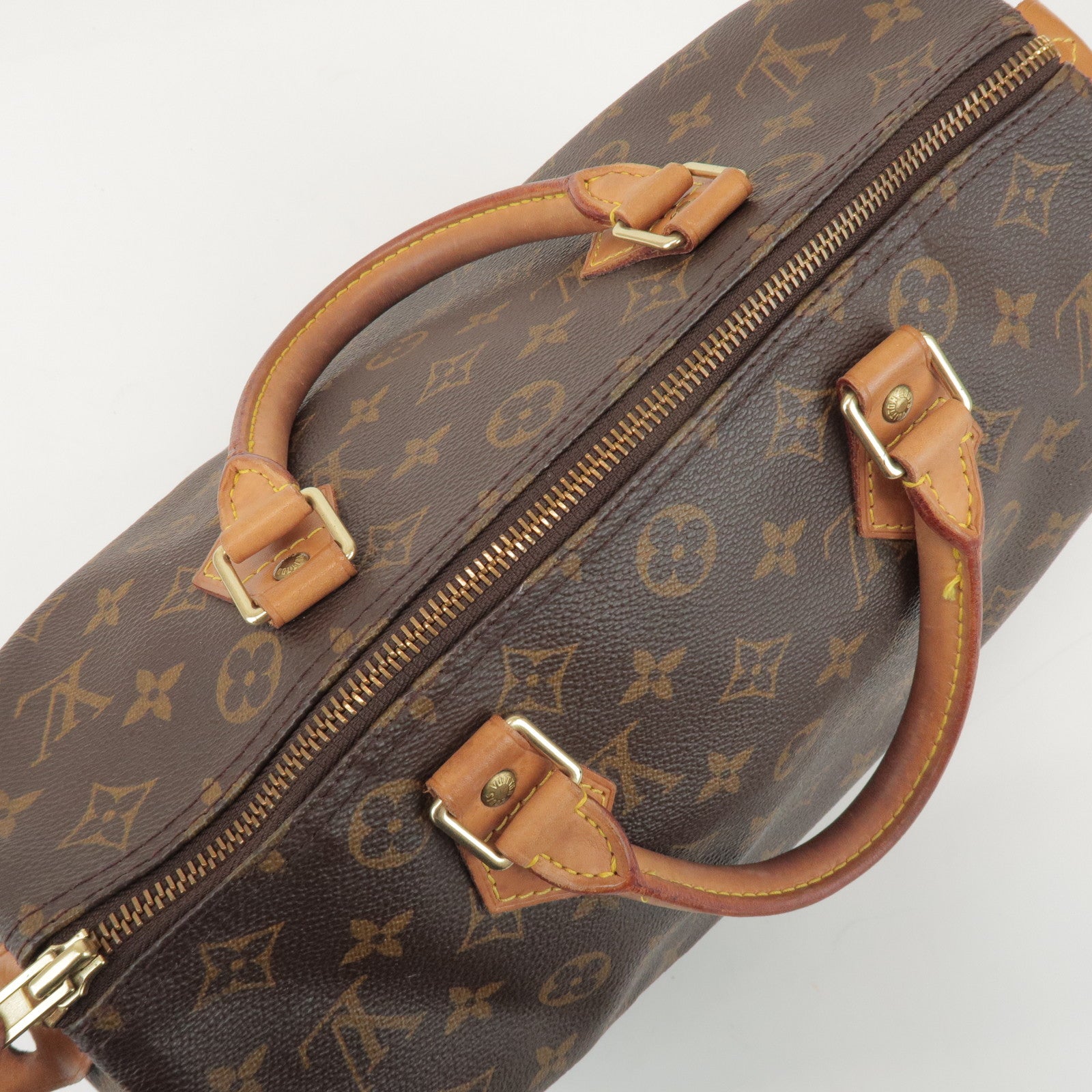 Louis Vuitton Monogram Speedy 30 Boston Bag Hand Bag Brown M41526