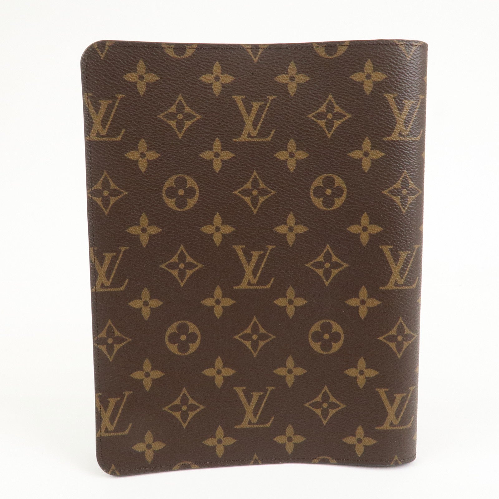 Louis Vuitton Monogram Agenda Bureau Planner Cover Brown R20100