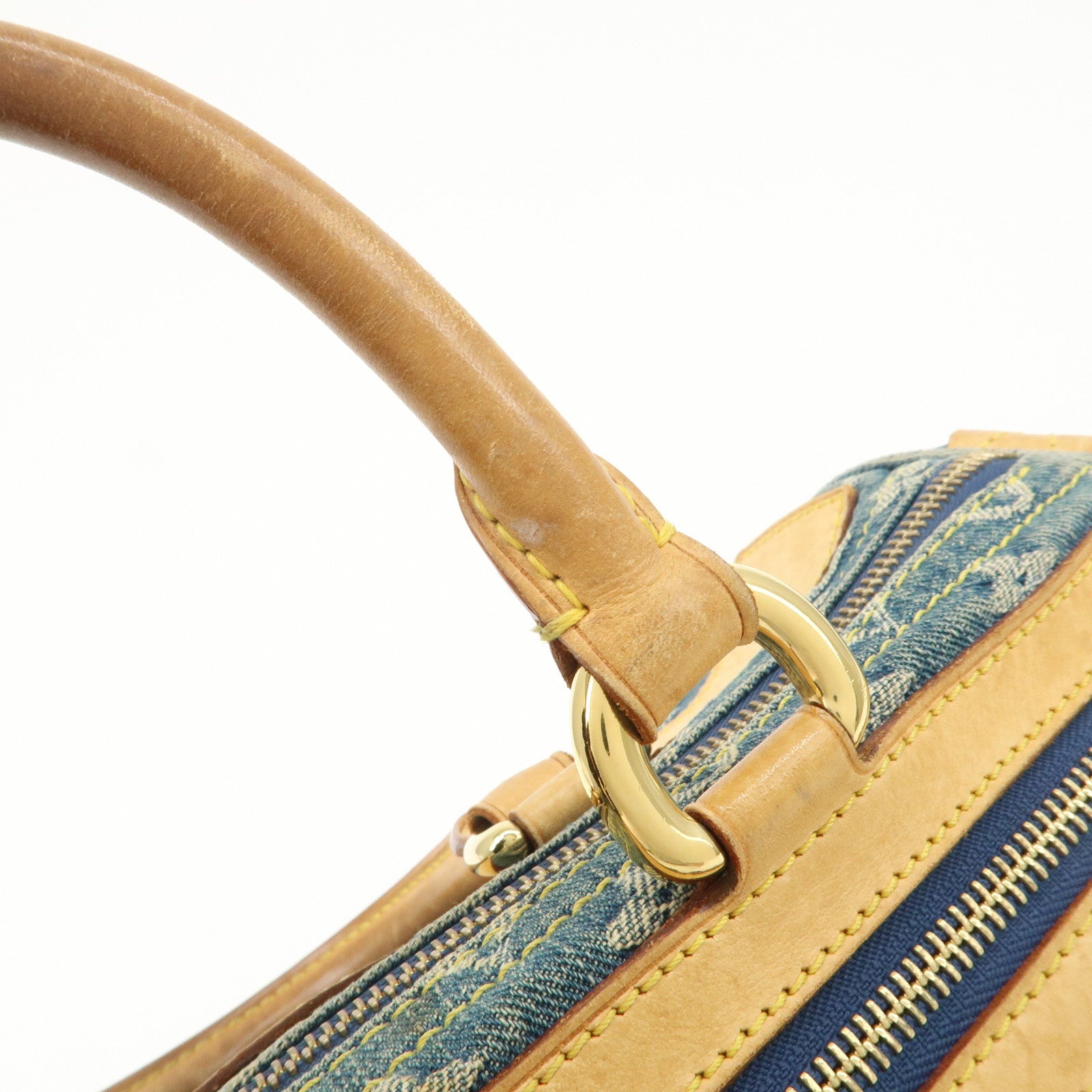 Louis Vuitton Monogram Denim Neo Speedy Boston Bag Blue M95019