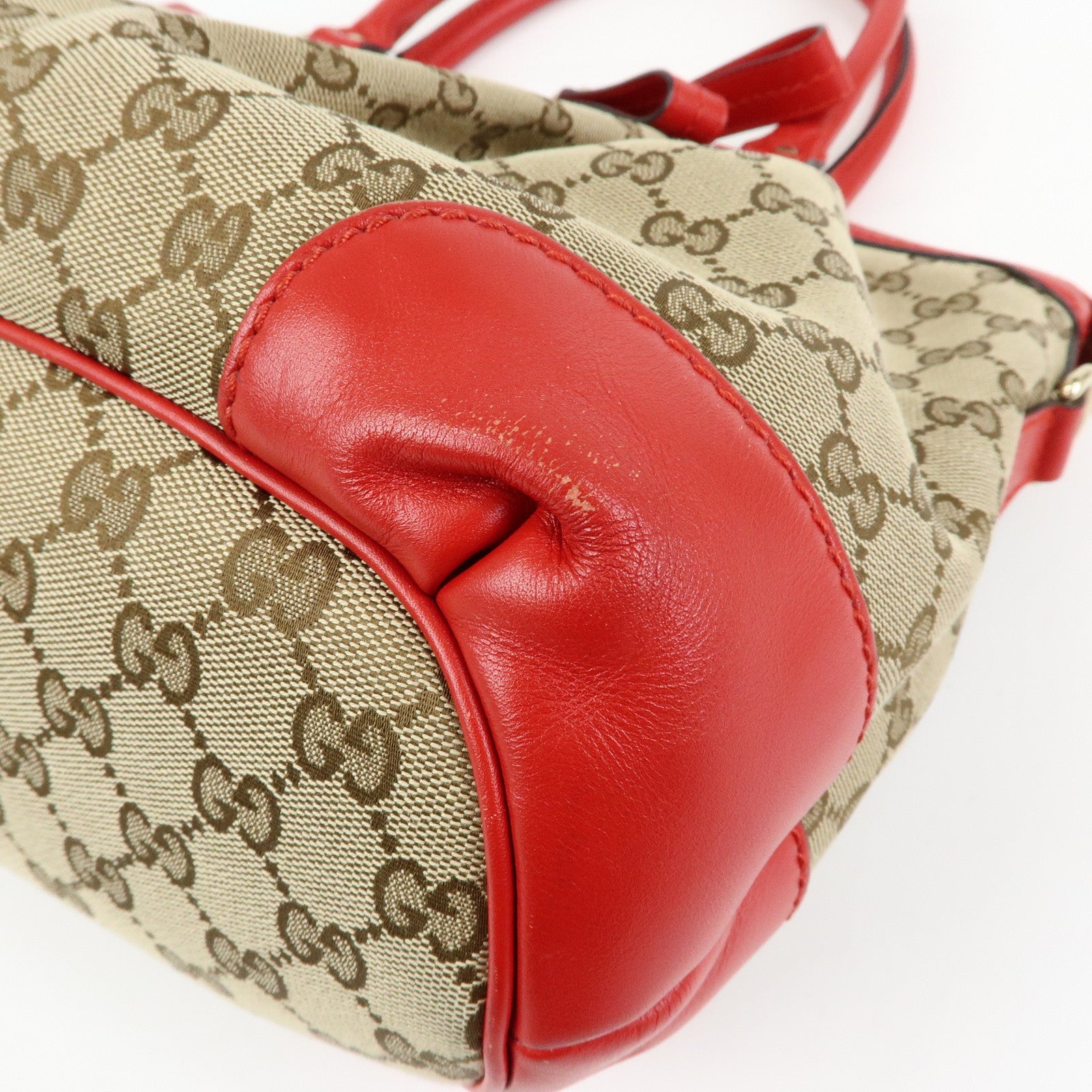 GUCCI Sukey Interlocking G GG Canvas Leather 2Way Bag 247902