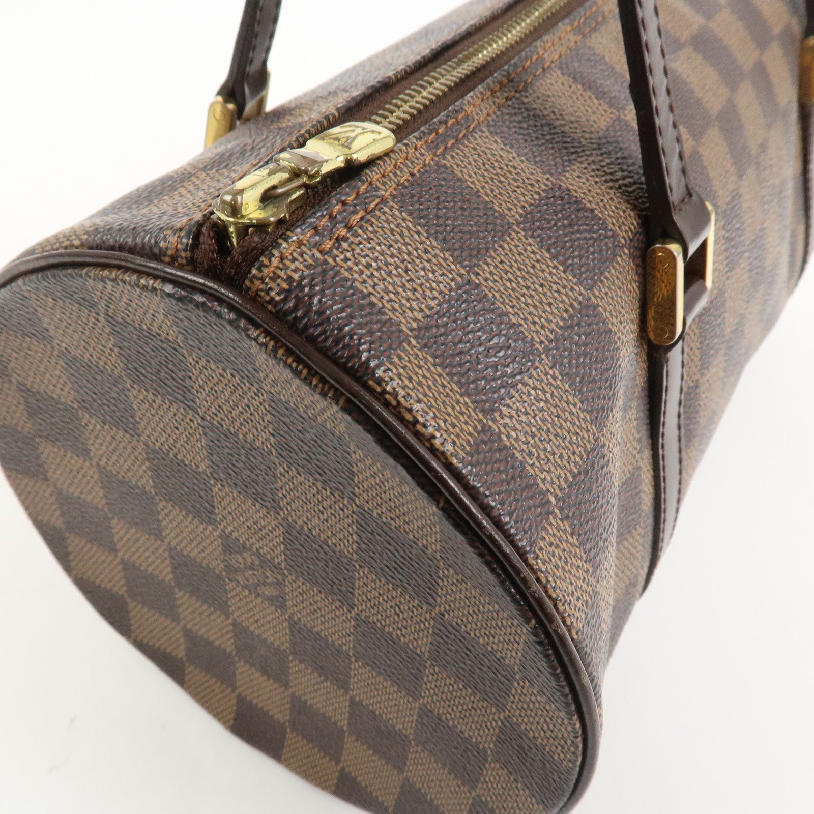Louis Vuitton Damier Ebene Papillon 30 Hand Bag Brown N51303