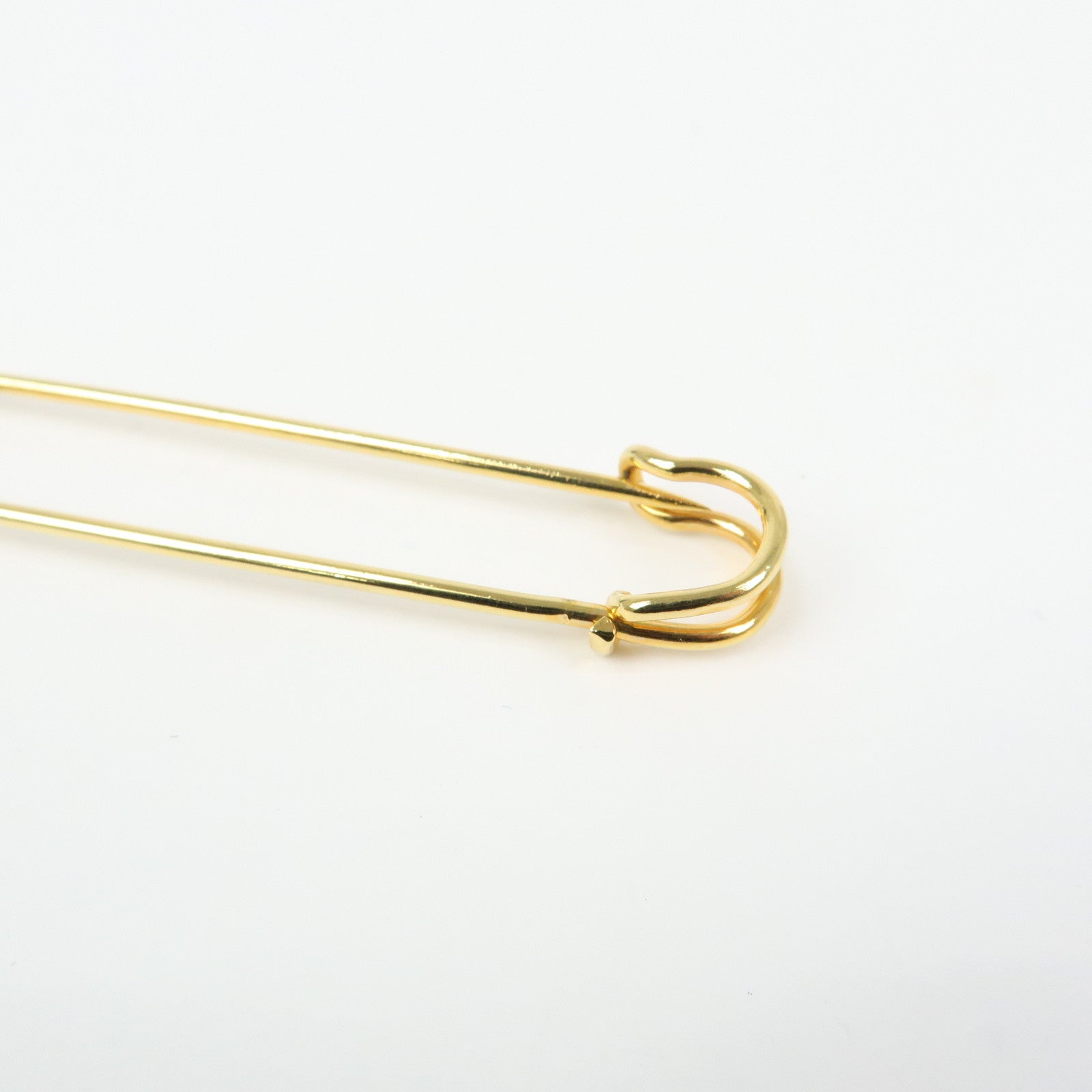 HERMES Sellier Set of 2 Metal Sellier Pin Brooch Legato Scarf Ring