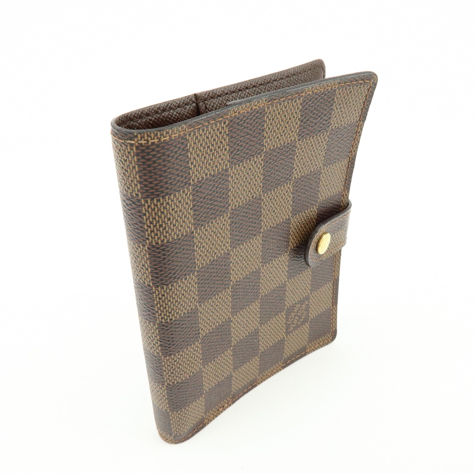 Louis Vuitton Damier Agenda PM Planner Cover Brown R20700