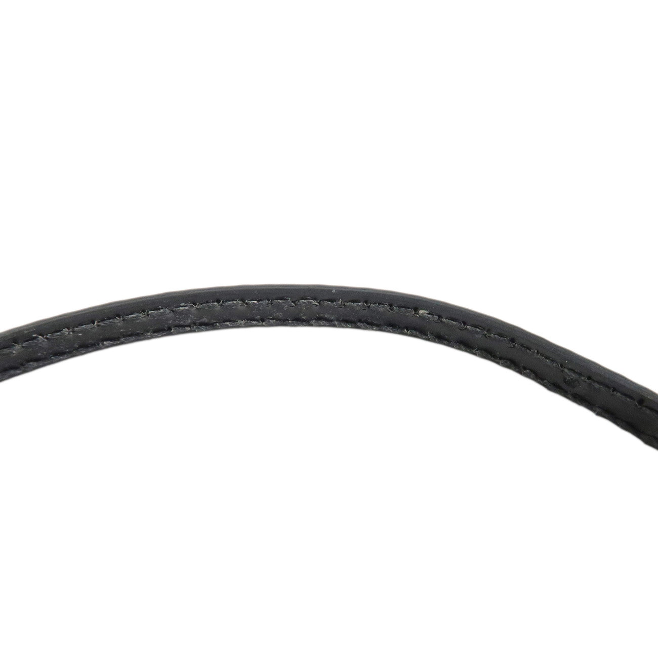 GUCCI Square G Paten Leather Rhinestone Bracelet Black