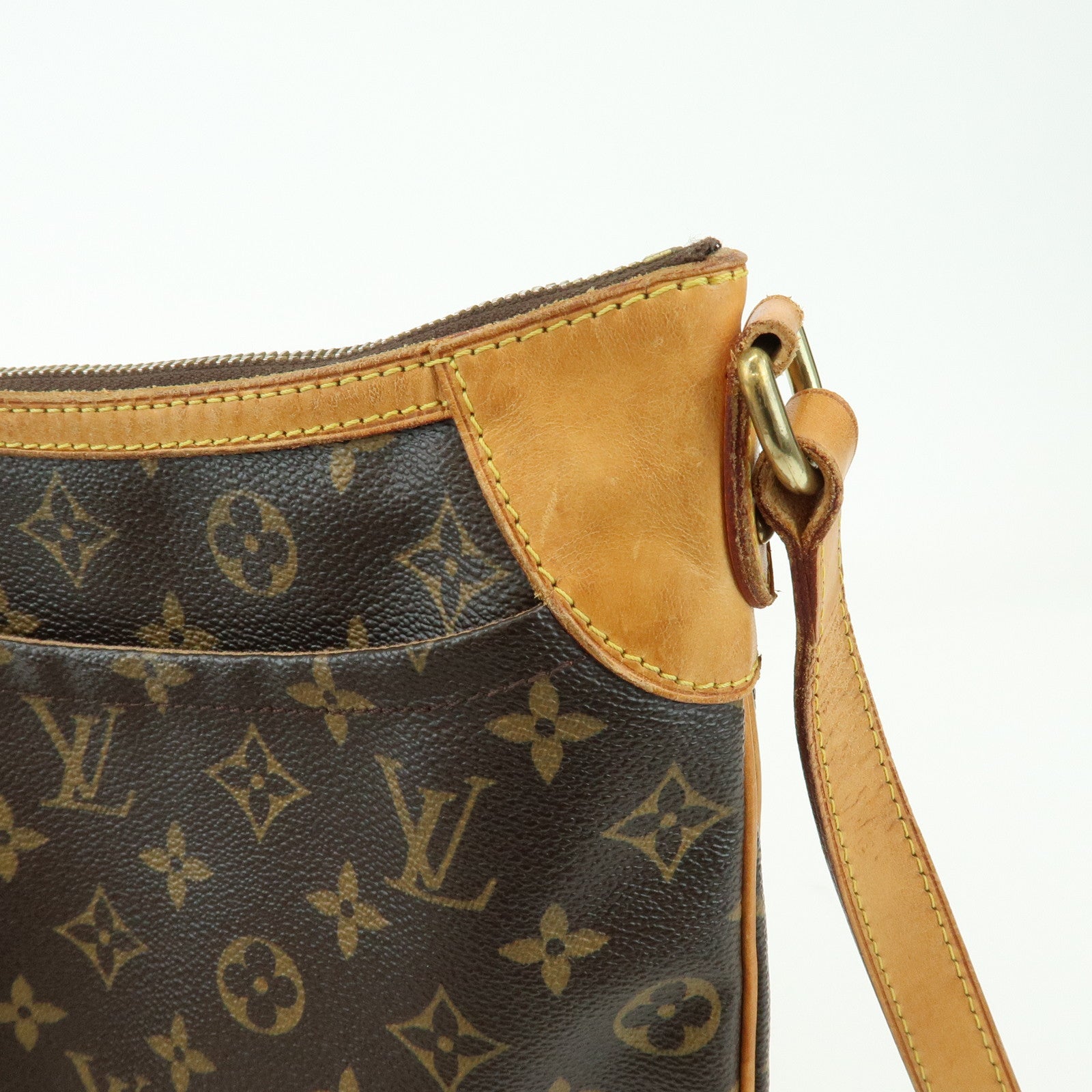 Louis Vuitton Monogram Odeon PM Canvas Shoulder Bag Brown M56390