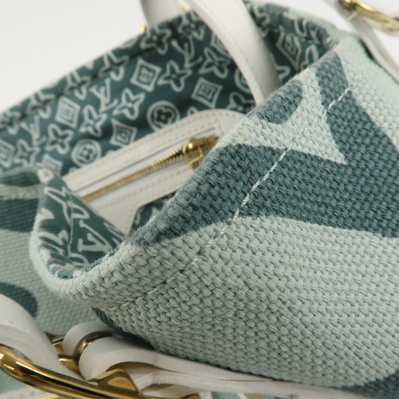 Louis Vuitton Cruise Line Tahitienne PM Shoulder Bag Green M95678 Used