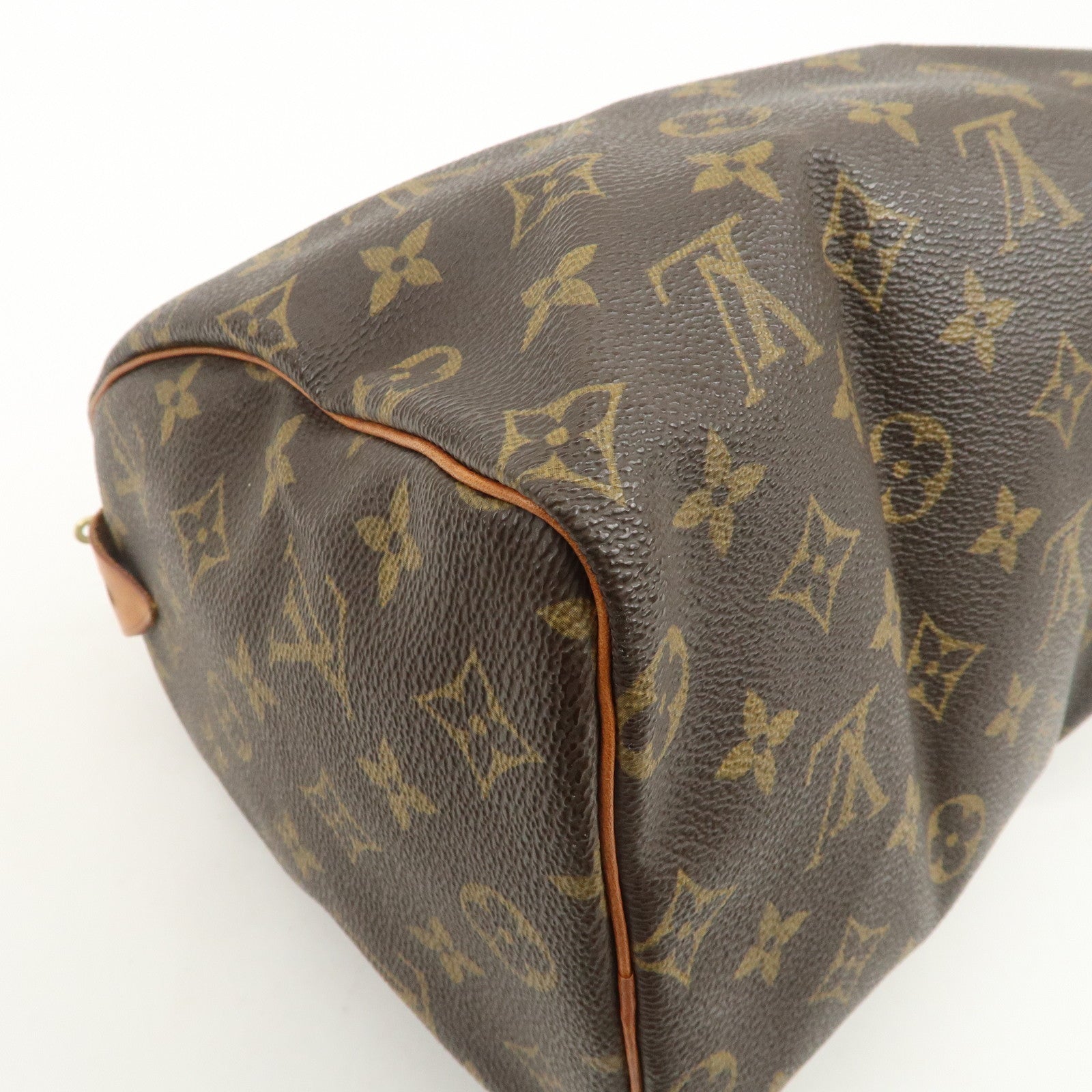 Louis Vuitton Monogram Speedy 25 Boston Bag Hand Bag Brown M41528