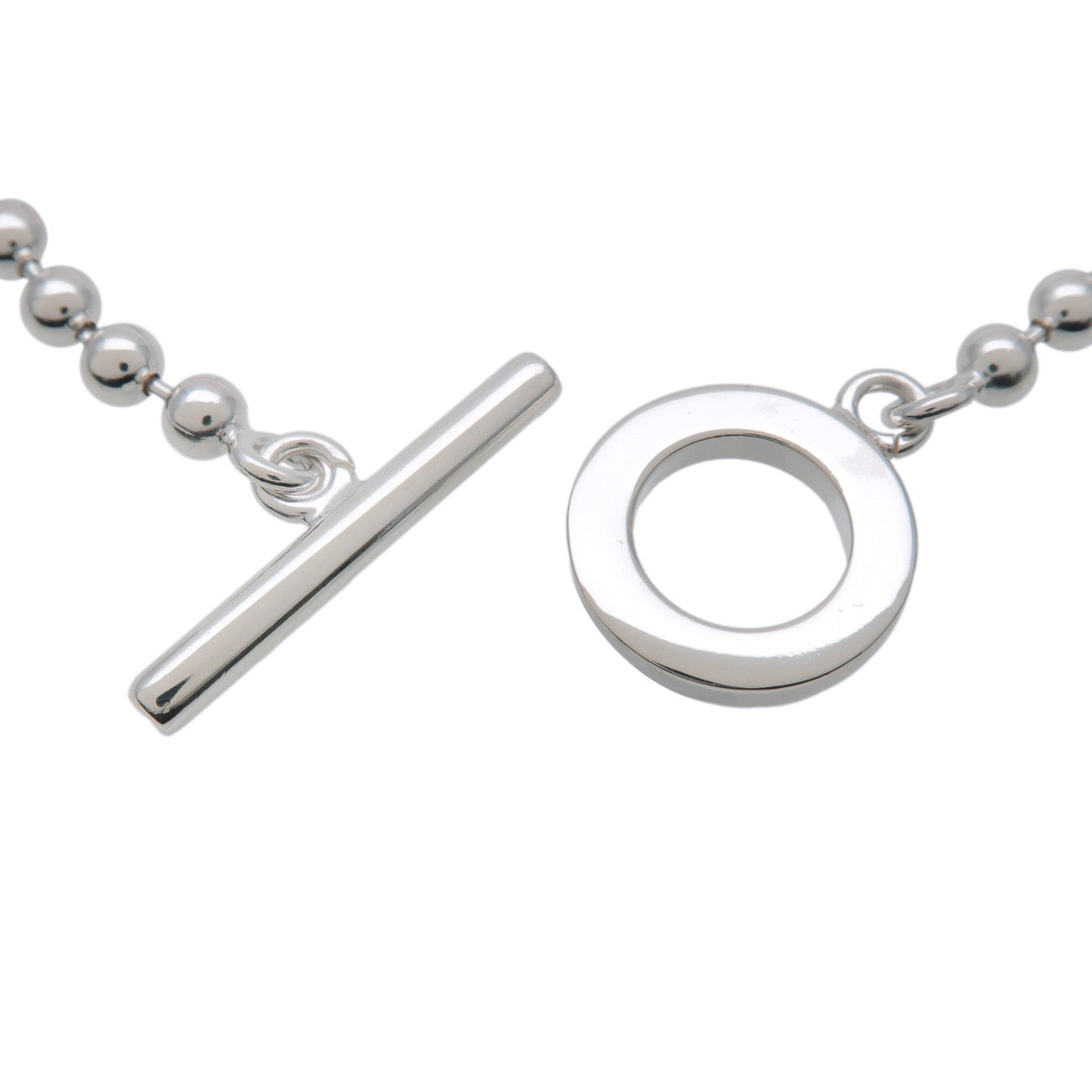 GUCCI Ball Chain Bracelet 16 SV925 Silver