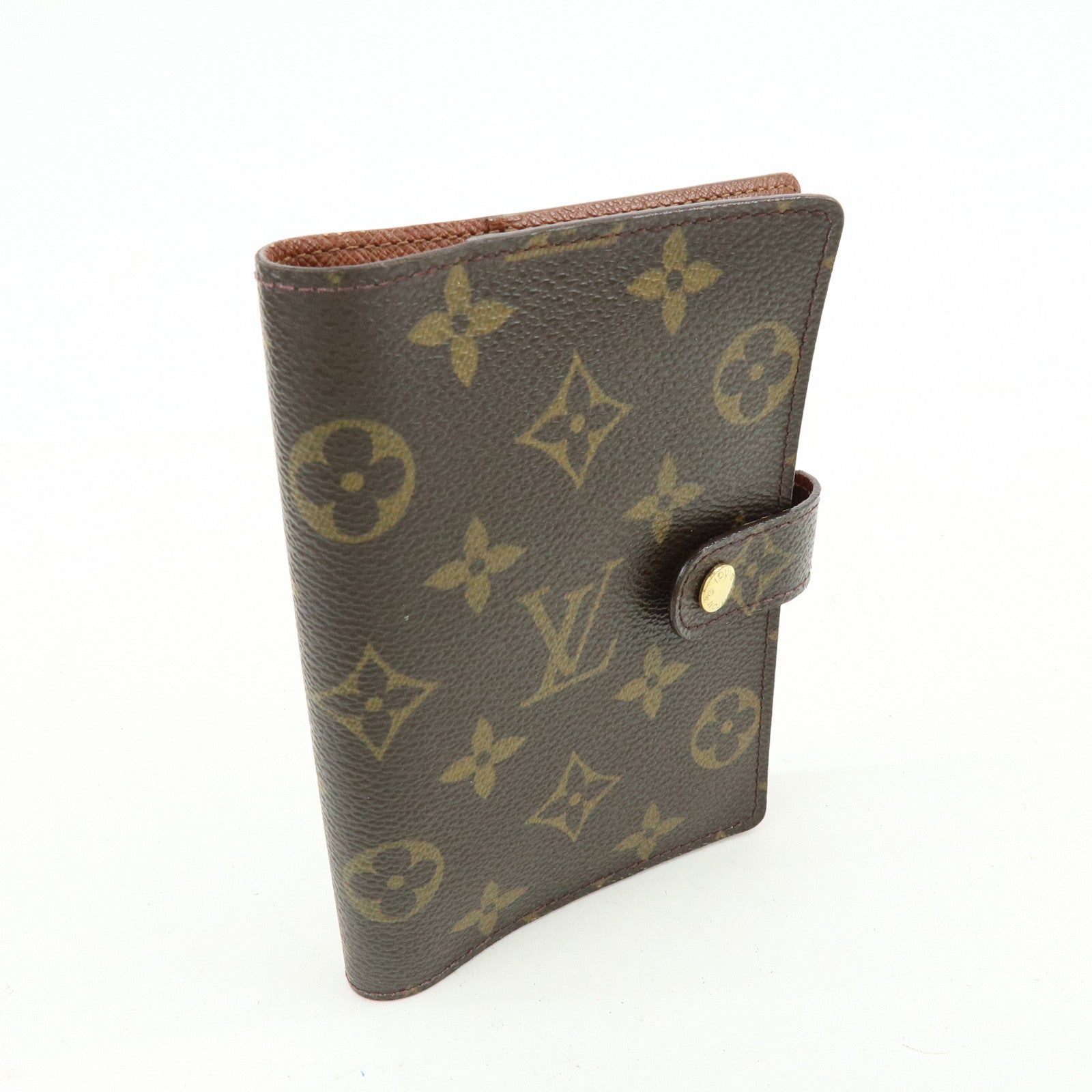 Louis Vuitton Monogram Agenda PM Planner Cover Brown R20005