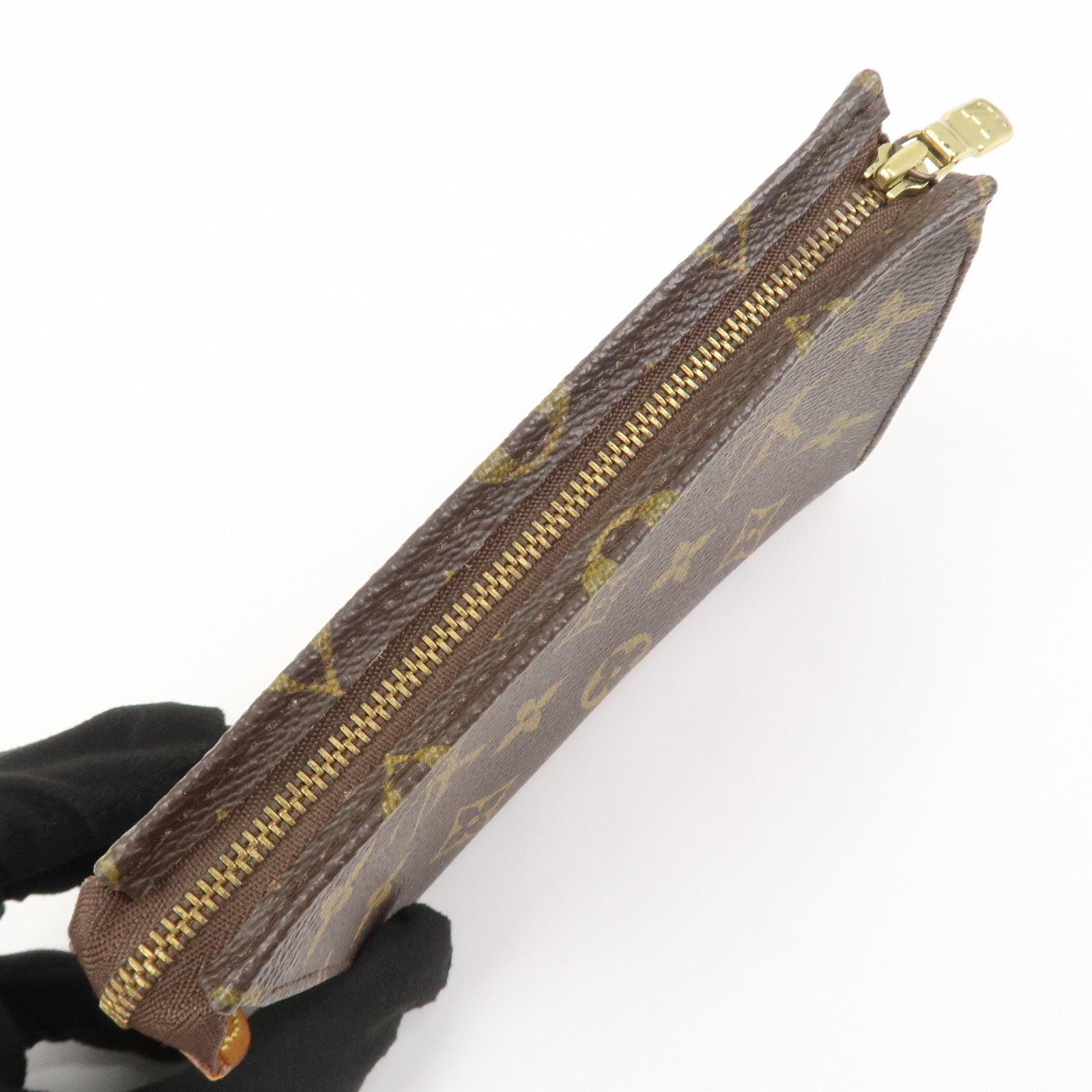 Louis Vuitton Monogram Pochette Toilette 15 Canvas Pouch M47546