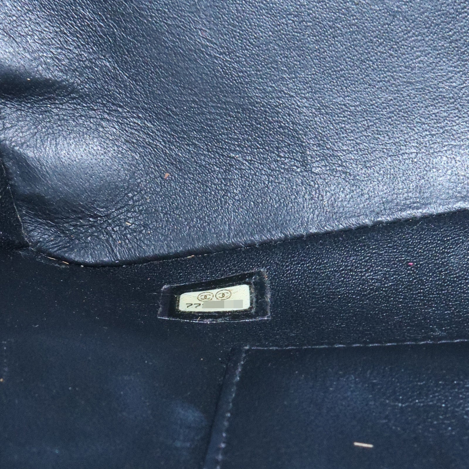 CHANEL Matelasse Patent Leather Medalion Tote Bag Black A01804