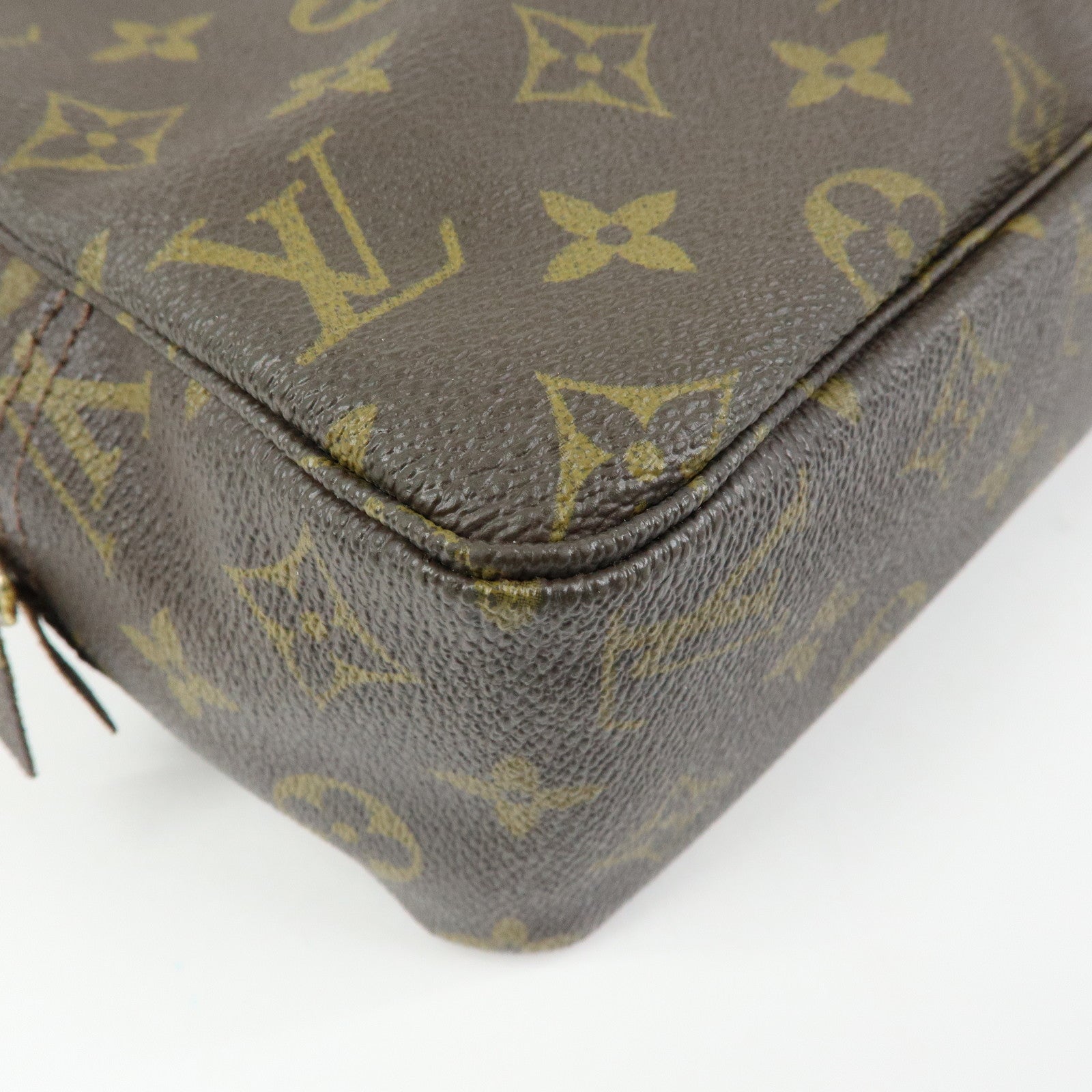 Louis Vuitton Monogram Trousse Toilette 27 Pouch Brown M47522