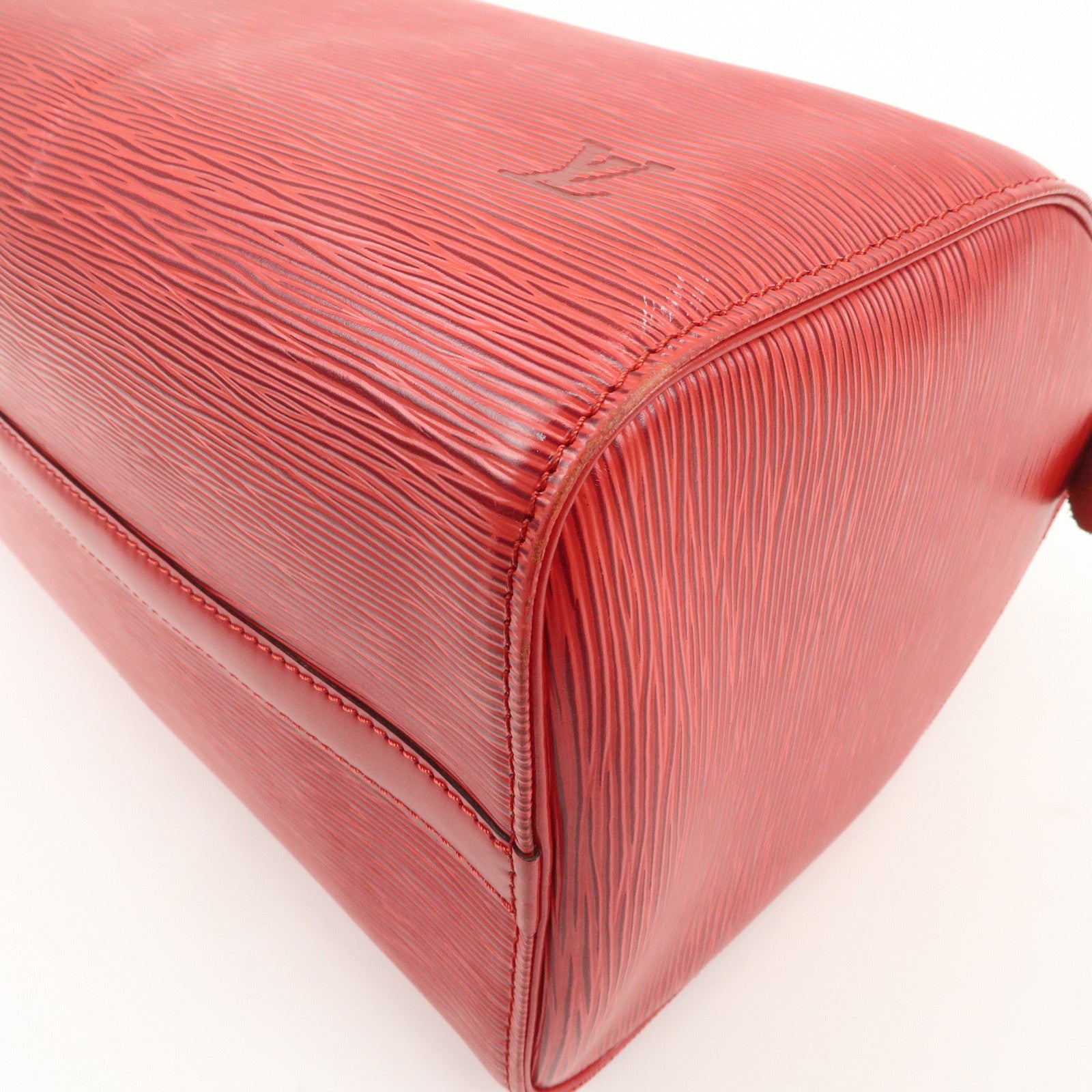 Louis Vuitton Epi Leather Speedy 30 Boston Bag Castilian Red M43007